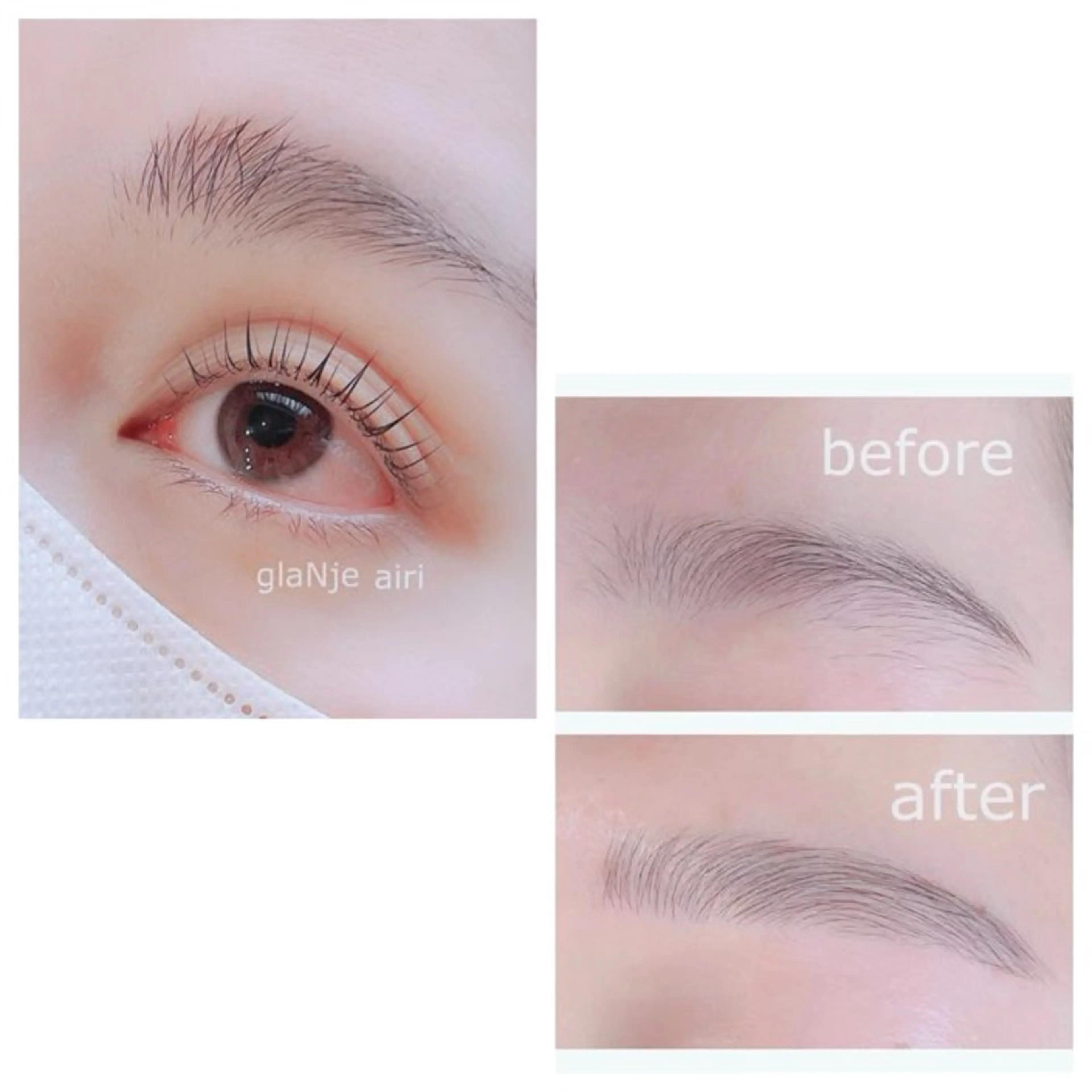 【マスク映えセットメニュー❣️】ラッシュリフト×アイブロウワックス ¥9000の写真