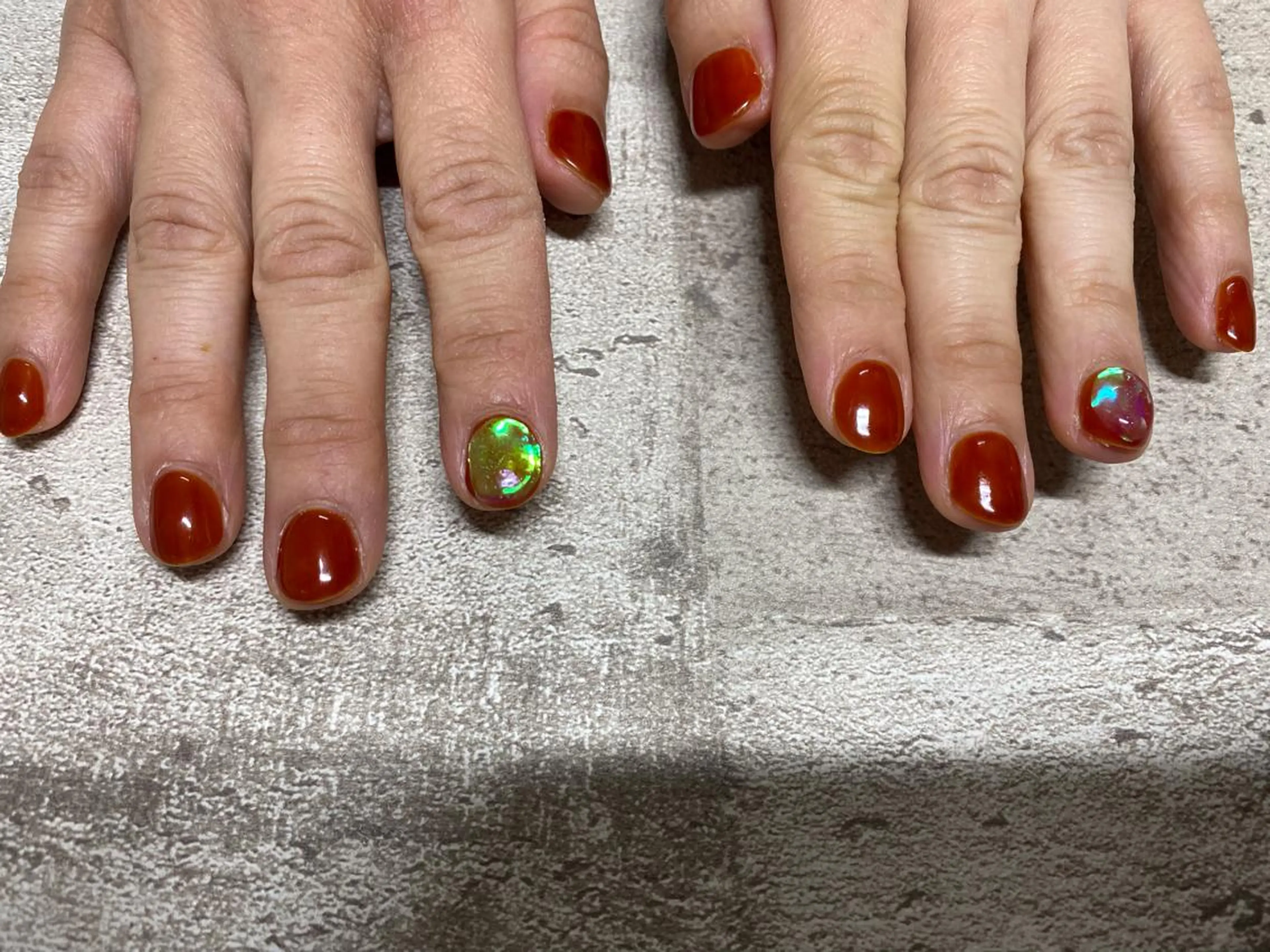 ネイル 氷ネイル・うるうるネイル mogunail &blowのネイルデザイン