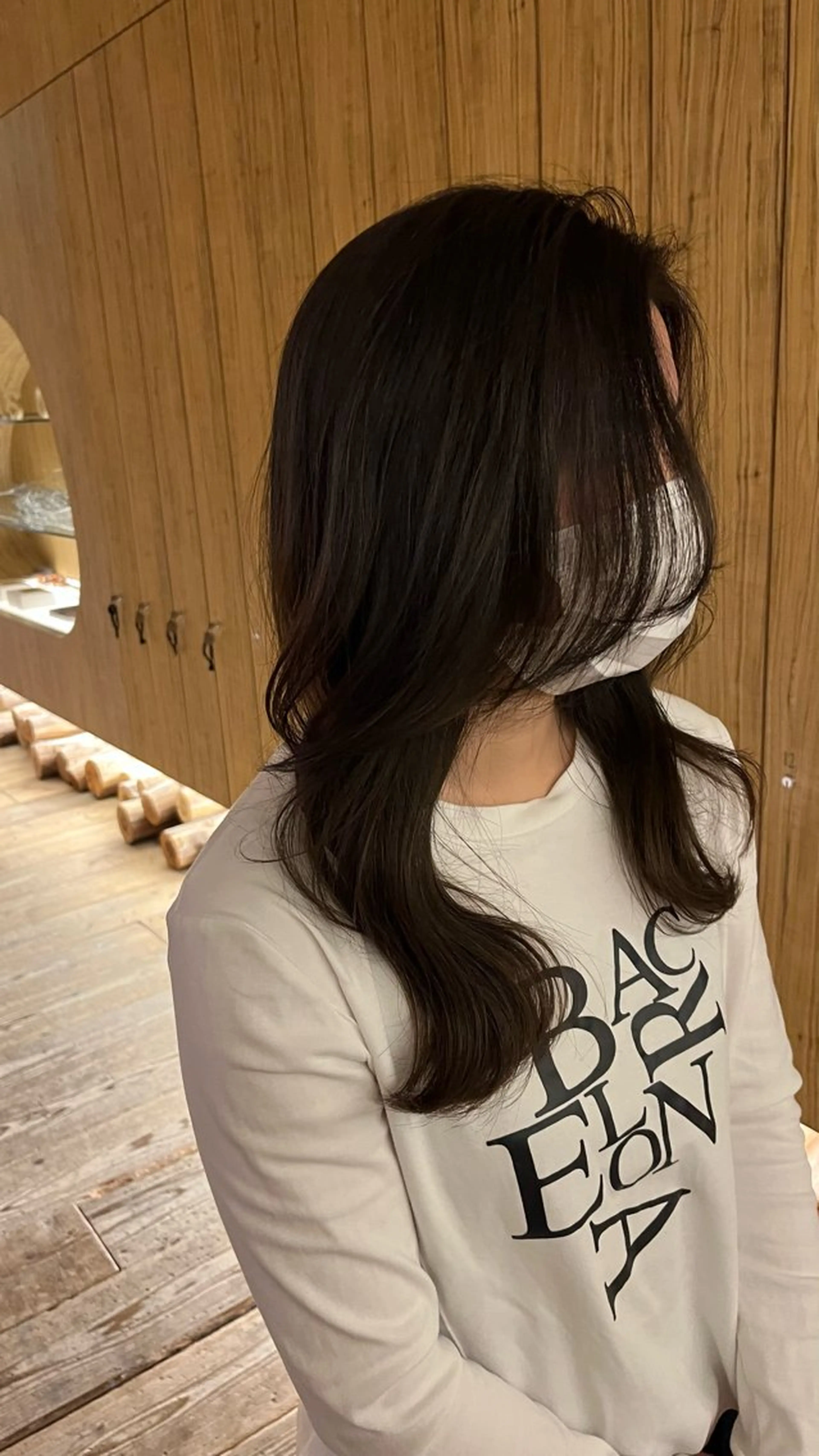 セミロング レイヤーカット/ 艶カラー/YUKAのヘアスタイル