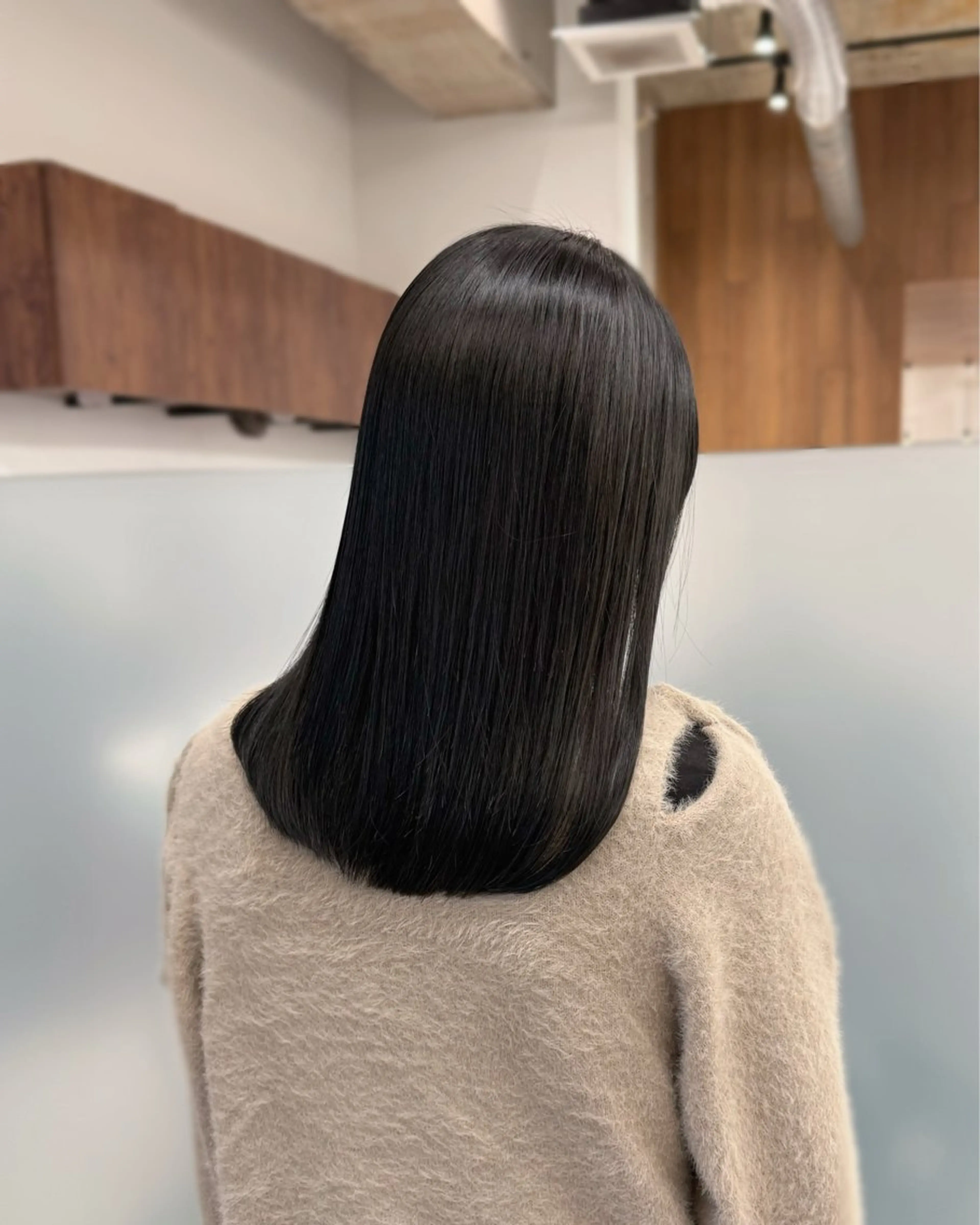 ミディアム カラー パーマ 縮毛矯正 カット 縮毛矯正 トリートメント 縮毛矯正+モテカラー 🎀✨MIHOのヘアスタイル