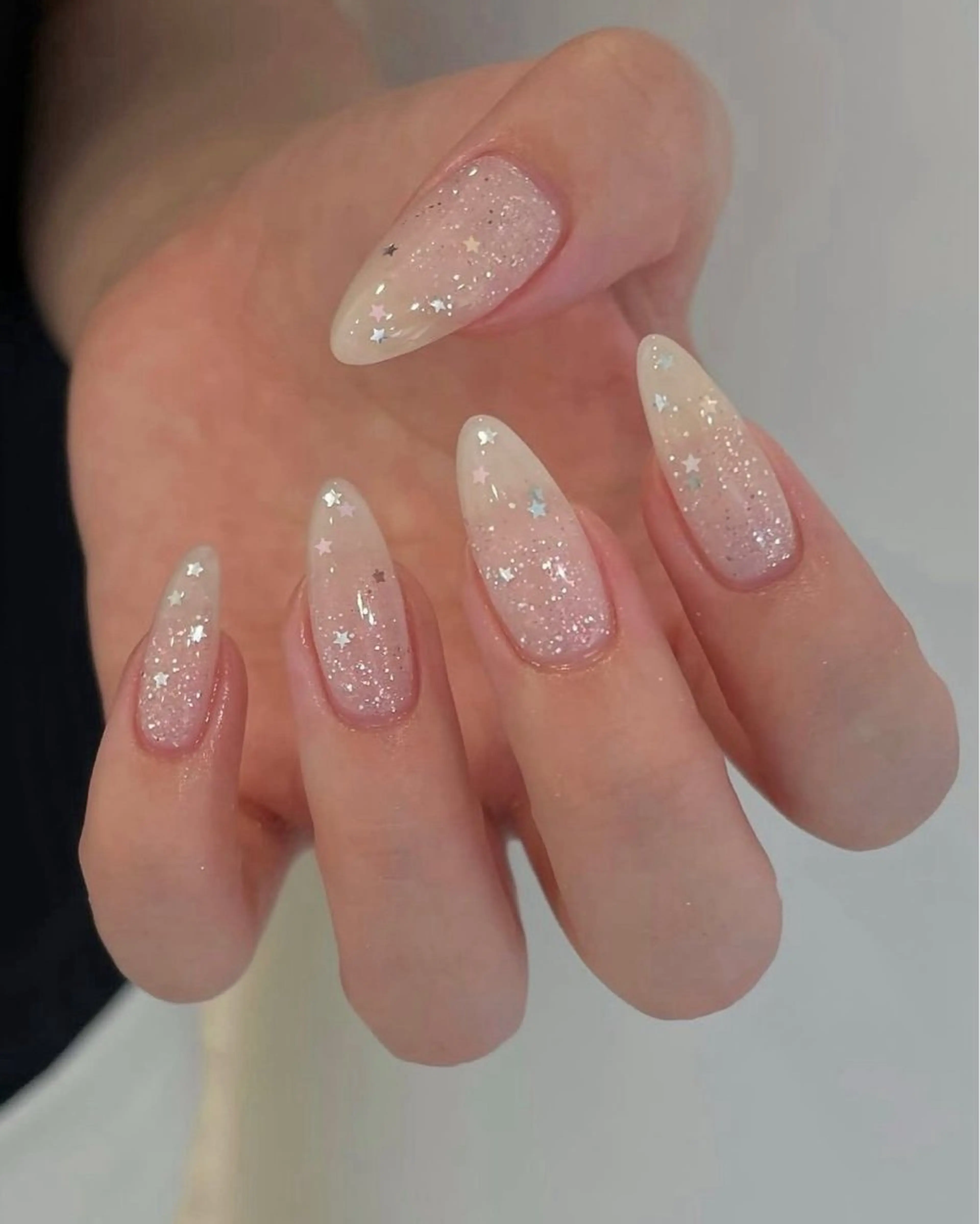 キラキラネイルの写真