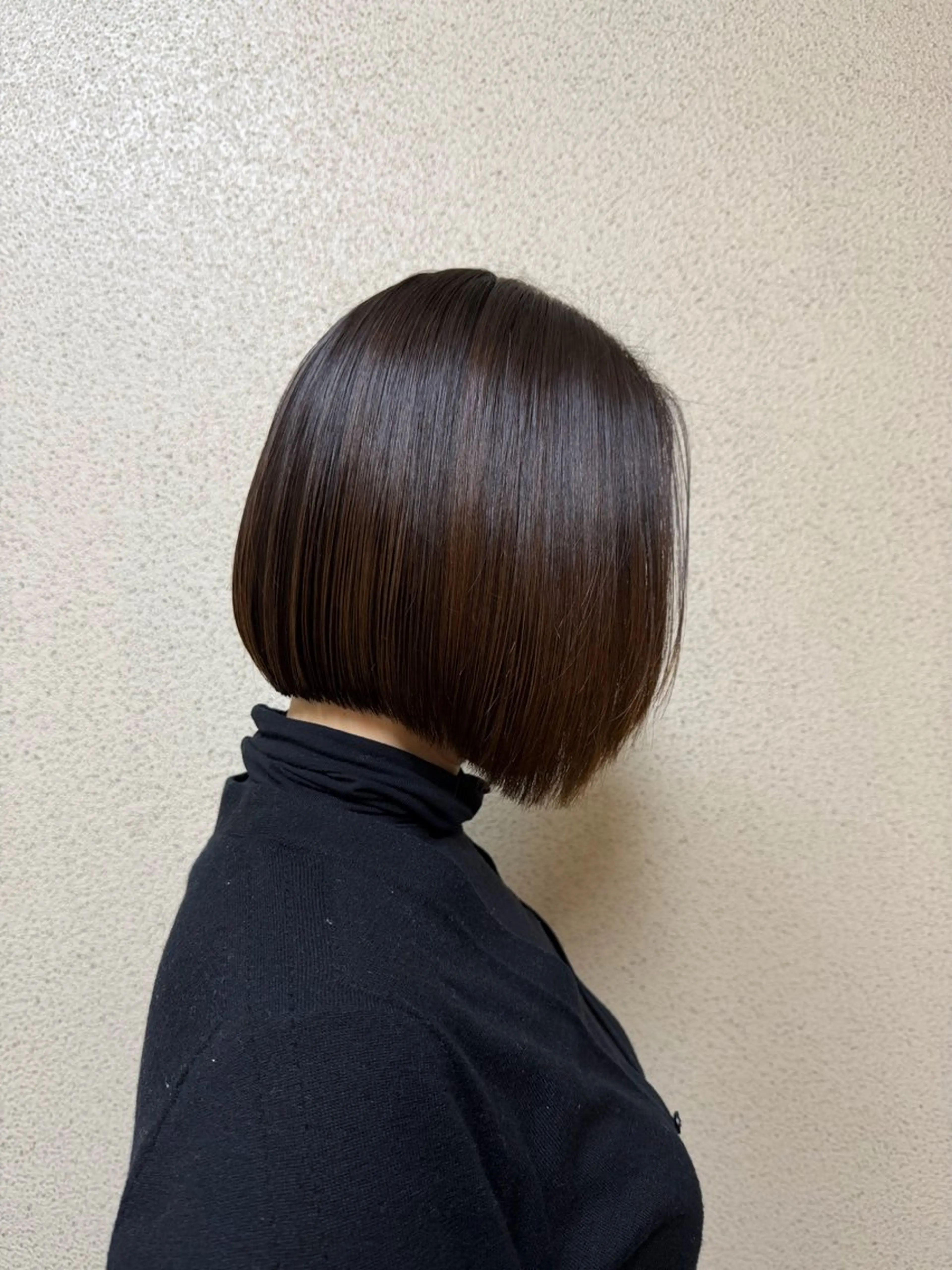 ショート ツヤ重視 ワンカラー🫧Mioのヘアスタイル
