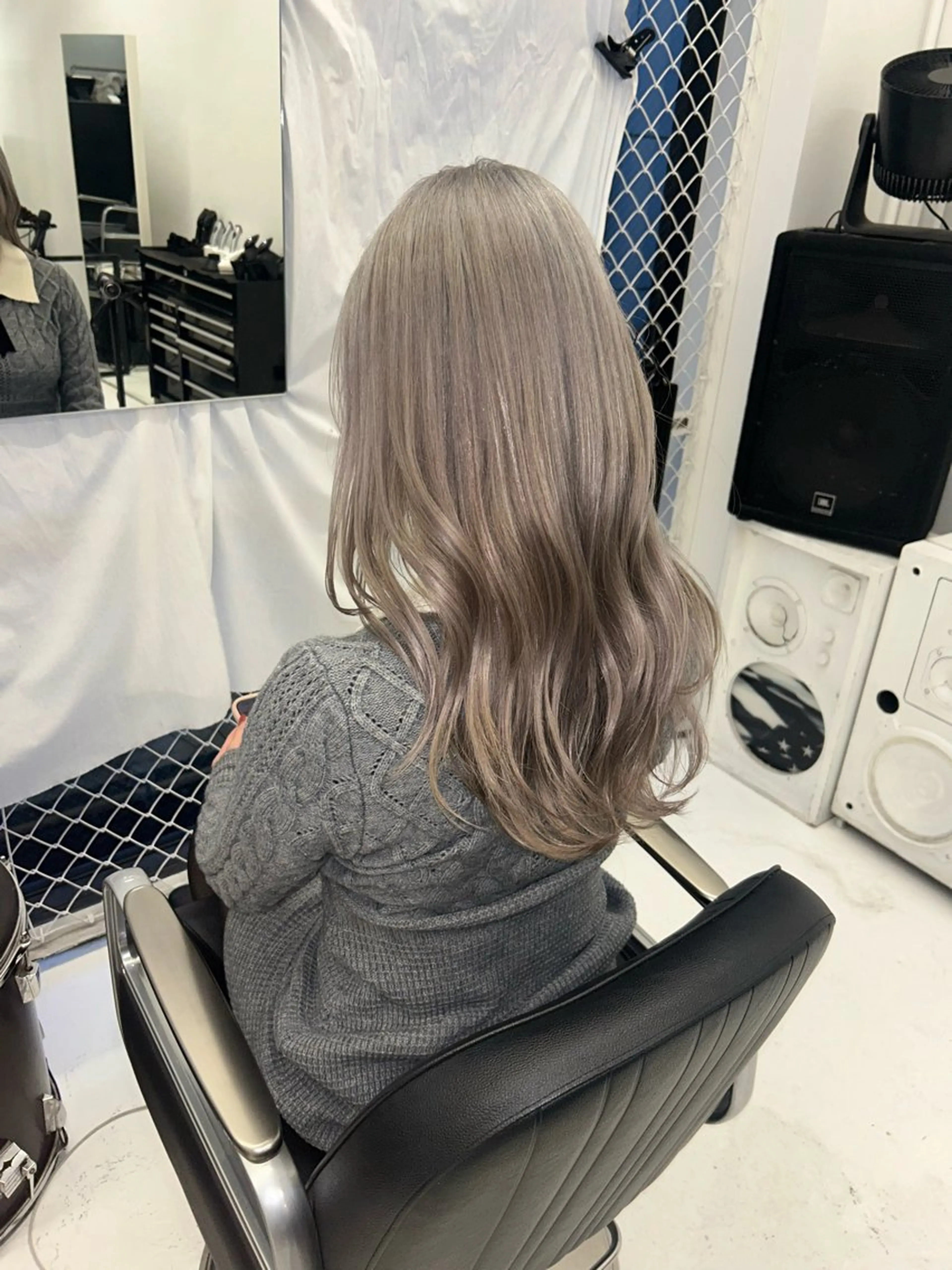 カラー グレージュ ヘアカラー トリートメント カットモデル募集中/ 原宿/MOENOのヘアスタイル