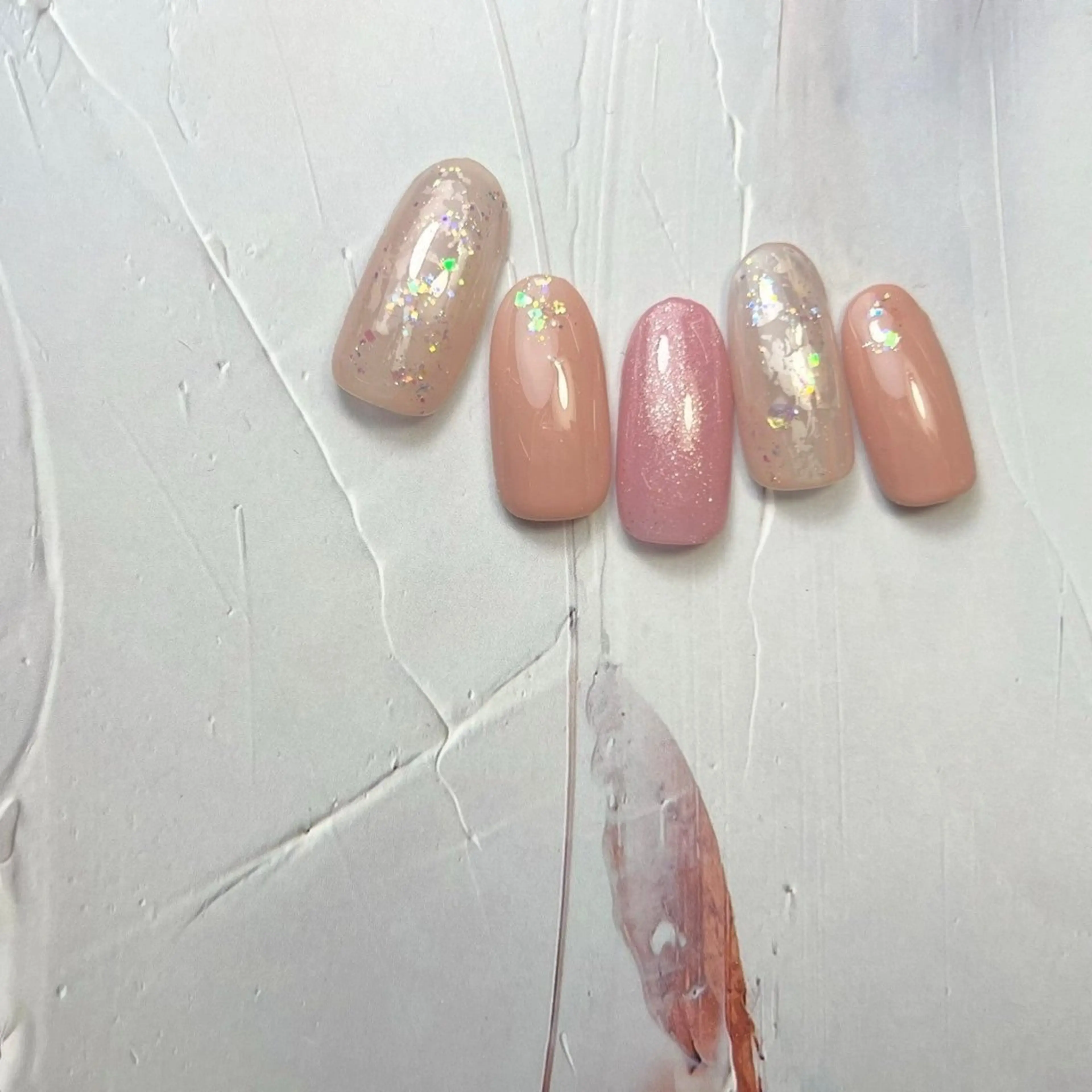 ネイル ⭐︎休業中の練習⭐︎ JNA認定講師髙橋のネイルデザイン