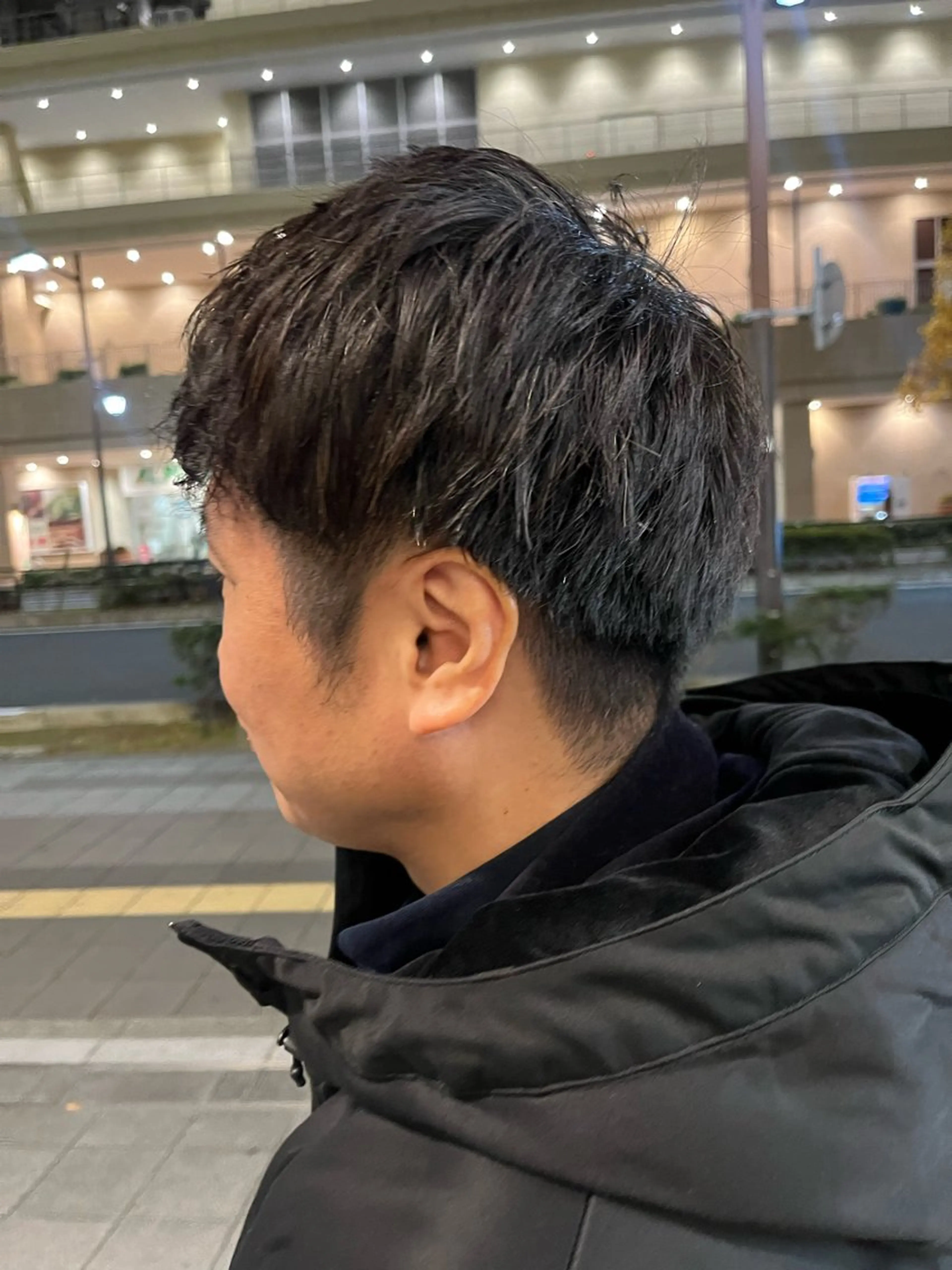 メンズ ルナ｜縮毛矯正 ×デザインカラー🥝のマツエク・マツパデザイン