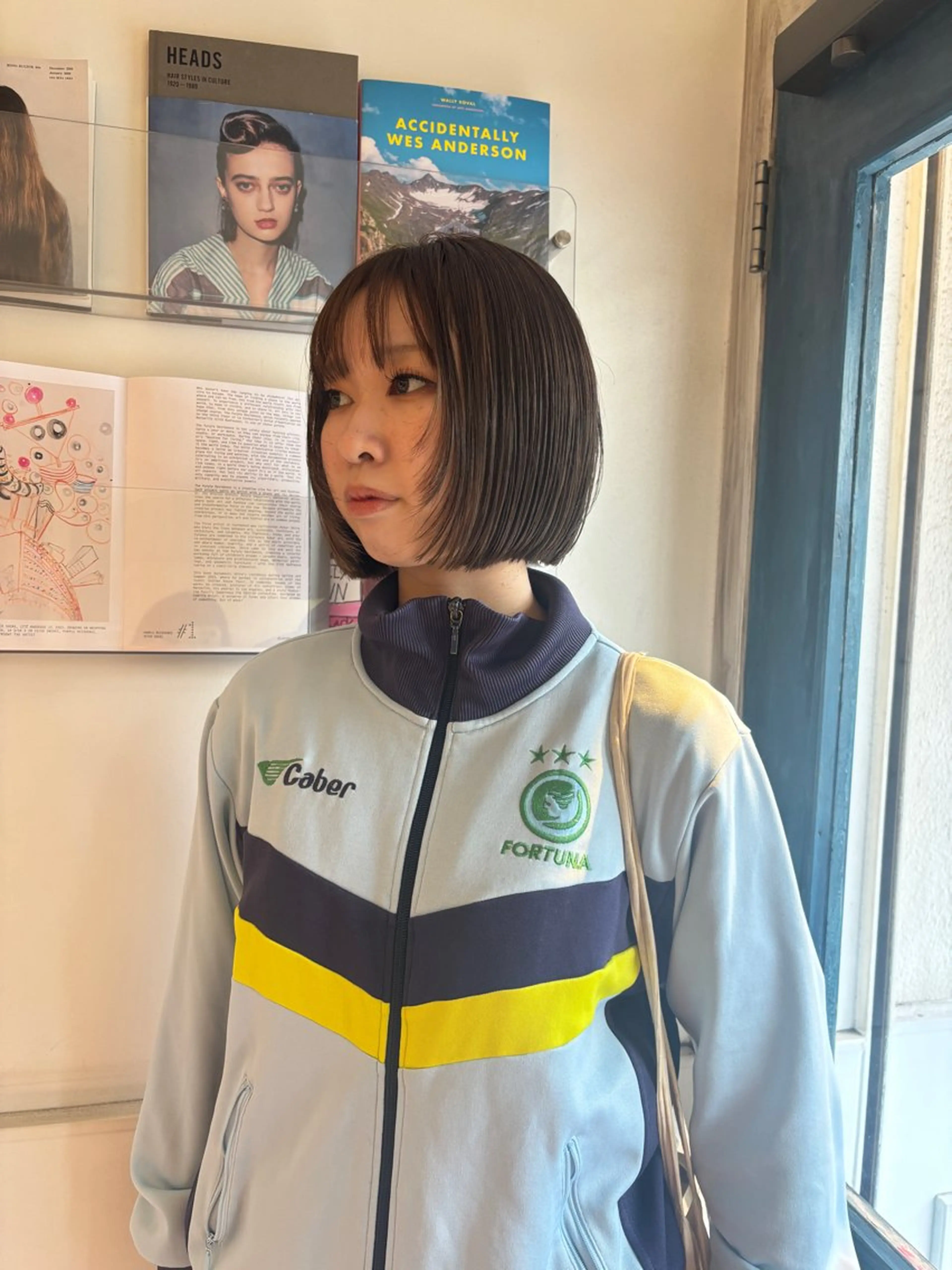 ショート 切りっぱなしボブ ボブ 顔周りカット カット ヘアカラー トリートメント saya/似合わせ /透明感カラーのヘアスタイル