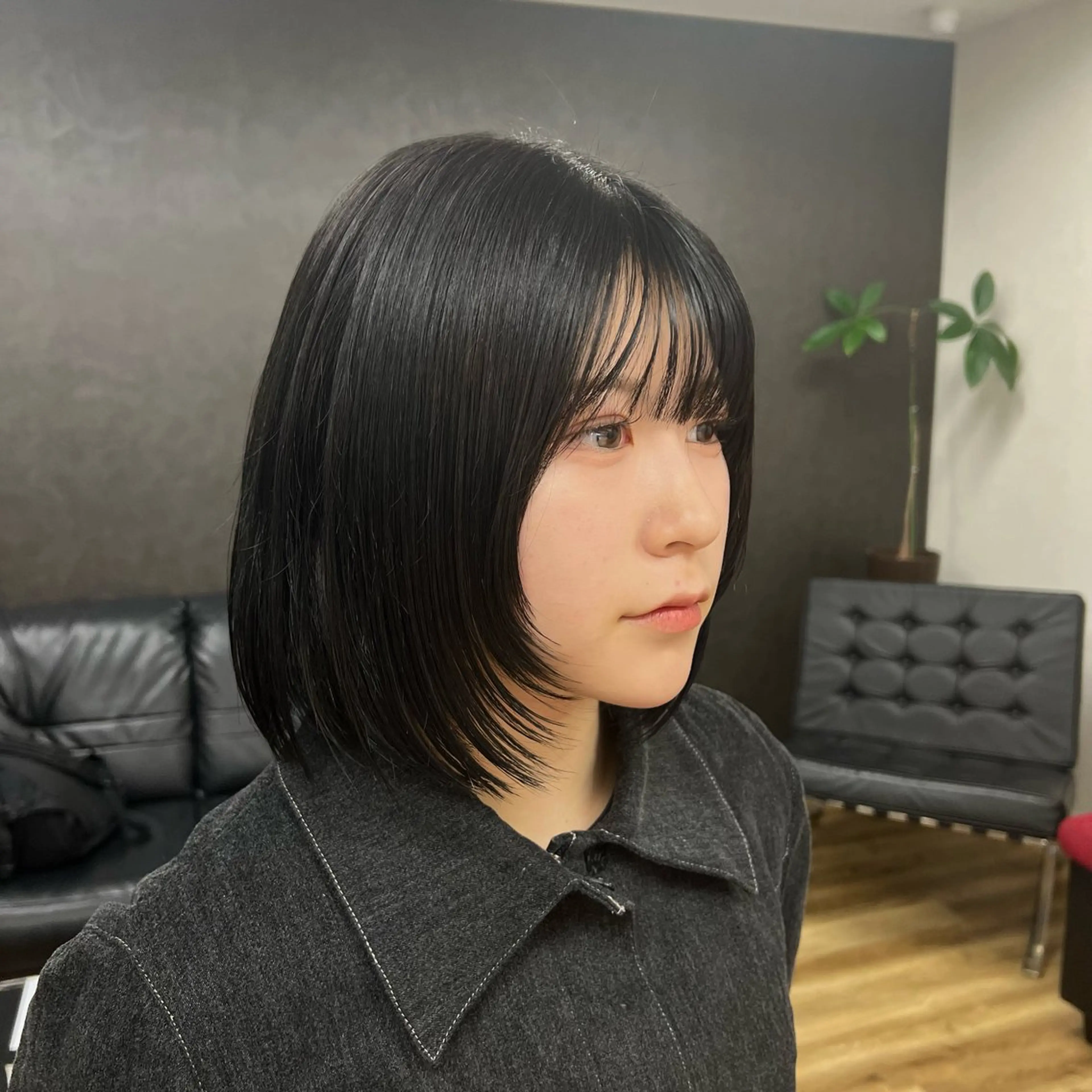 ミディアム ボブ／ストレート🎀 harukaのヘアスタイル