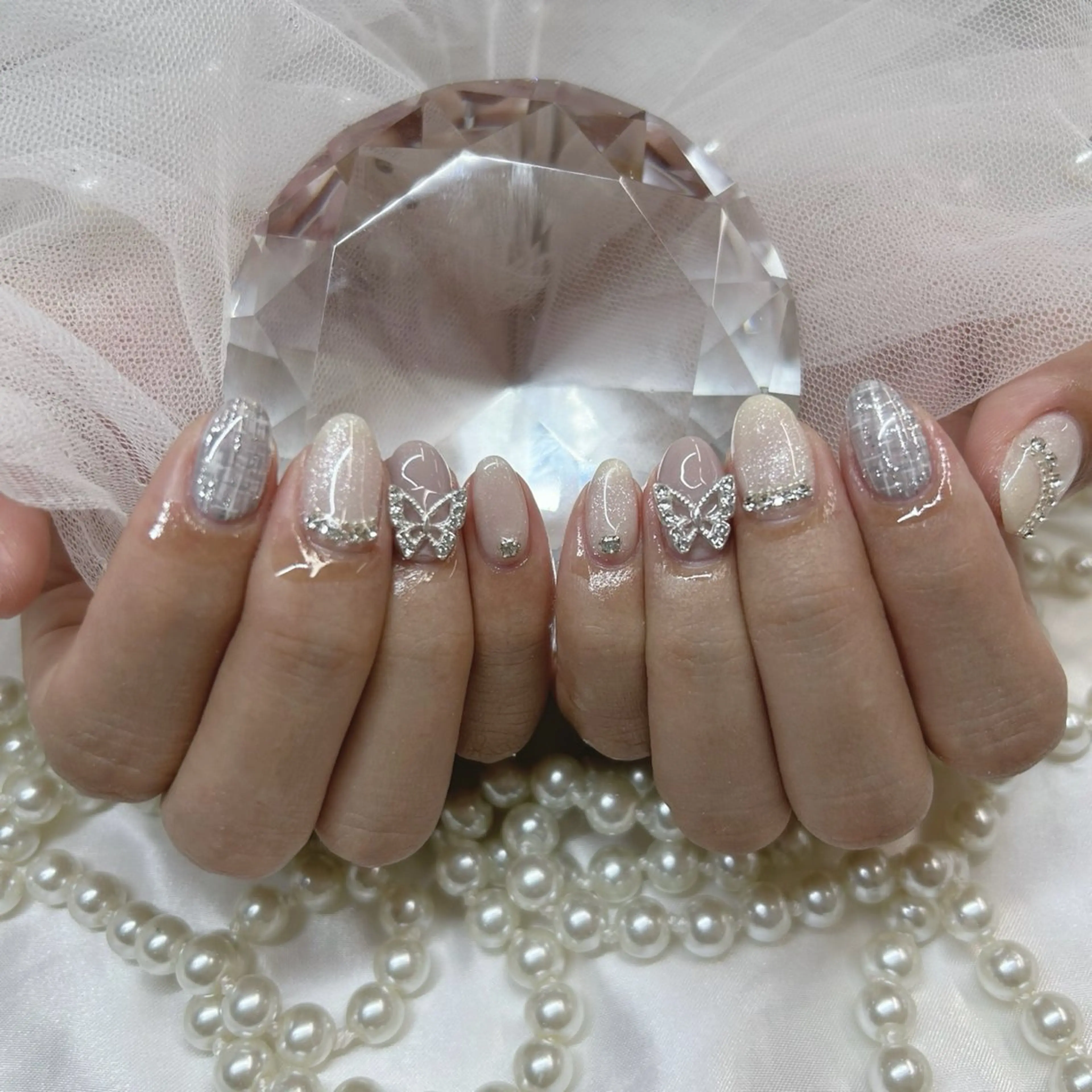 ショート ハンドネイル Nailsalon Angeのネイルデザイン