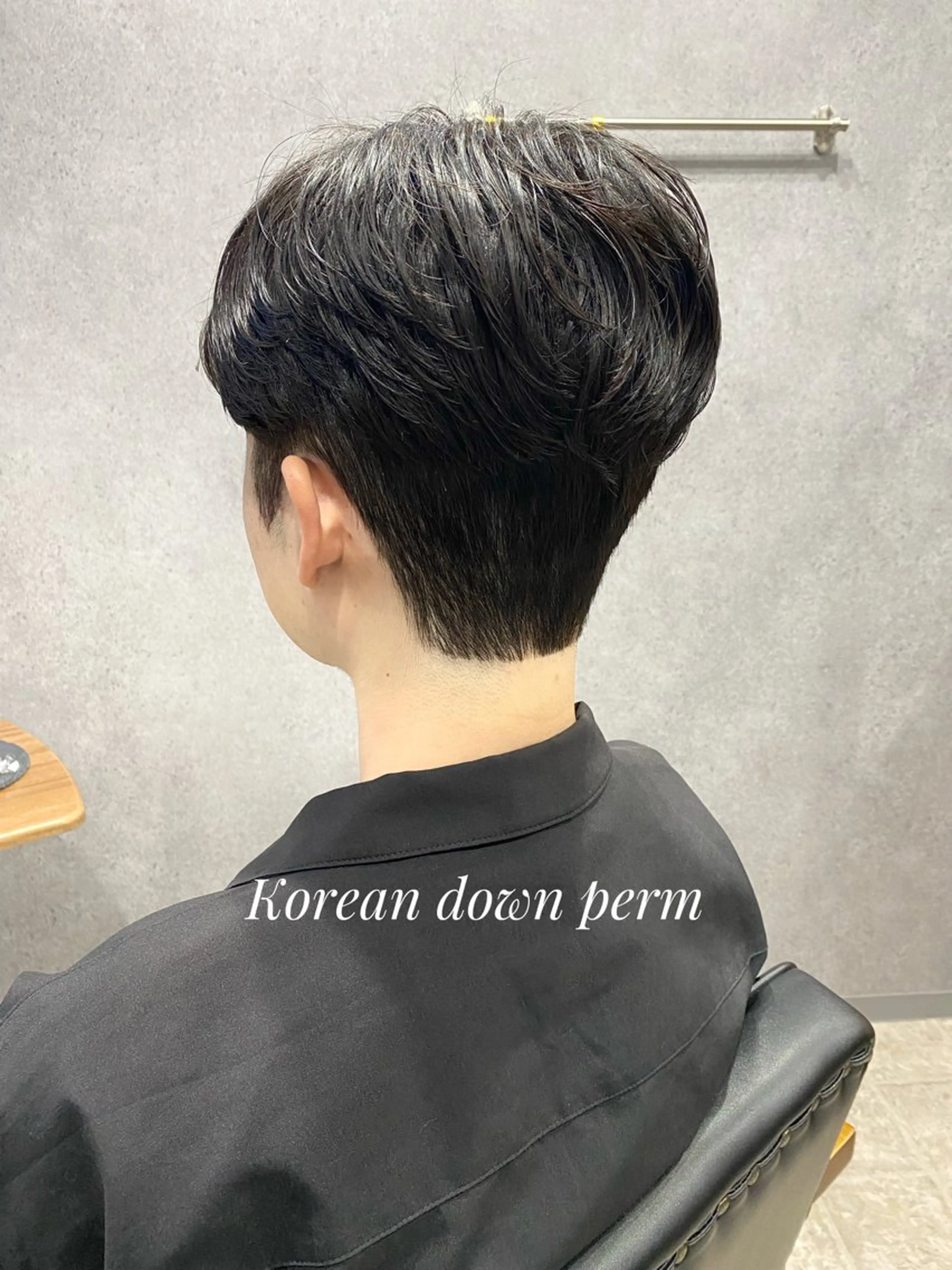パーマ メンズ ダウンパーマ メンズ韓国風 メンズパーマ YUKA🐻‍❄️ 🎀当日予約ok/のヘアスタイル