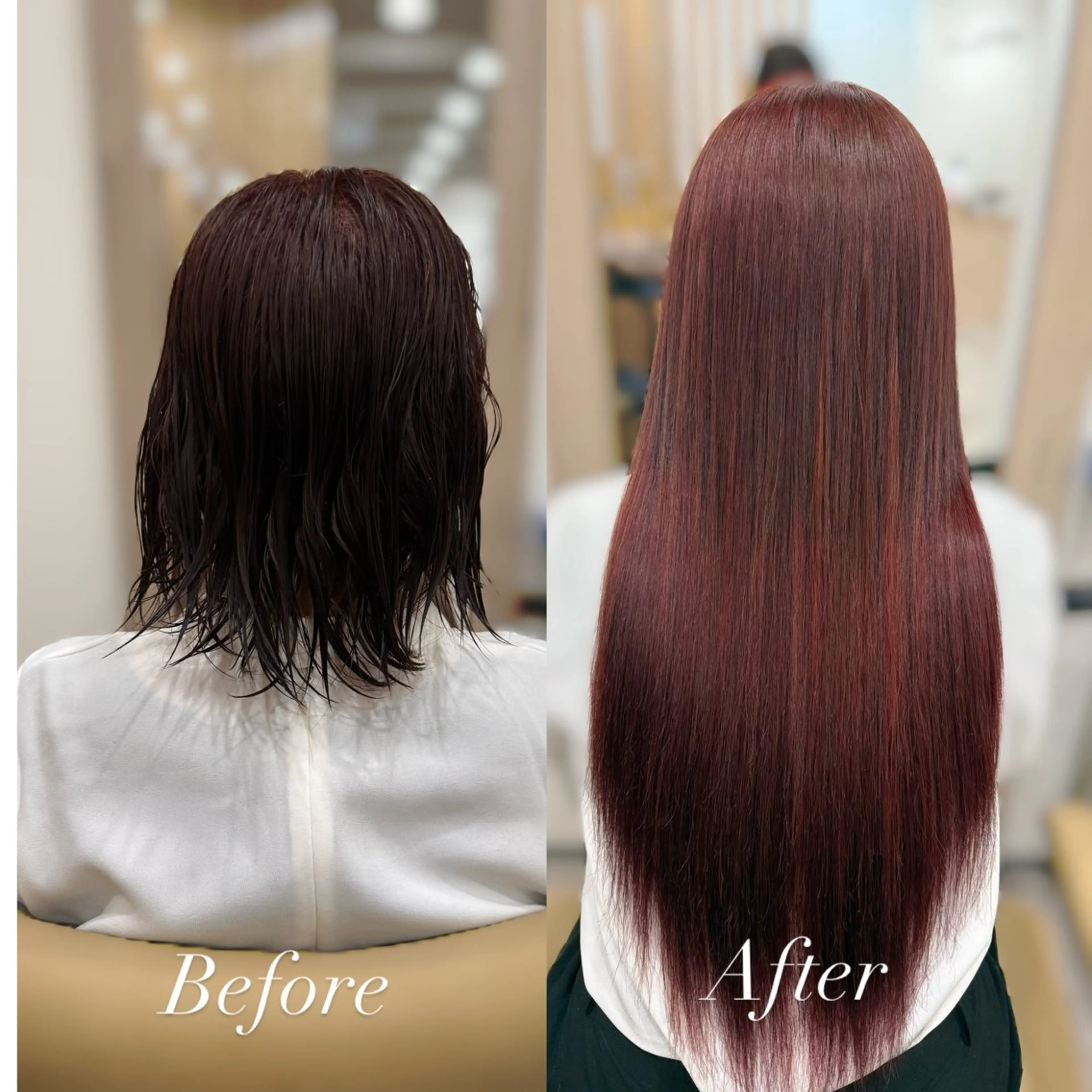 ロング エクステ エクステ＆カラー専門 羽エクステ　新大久保のヘアスタイル