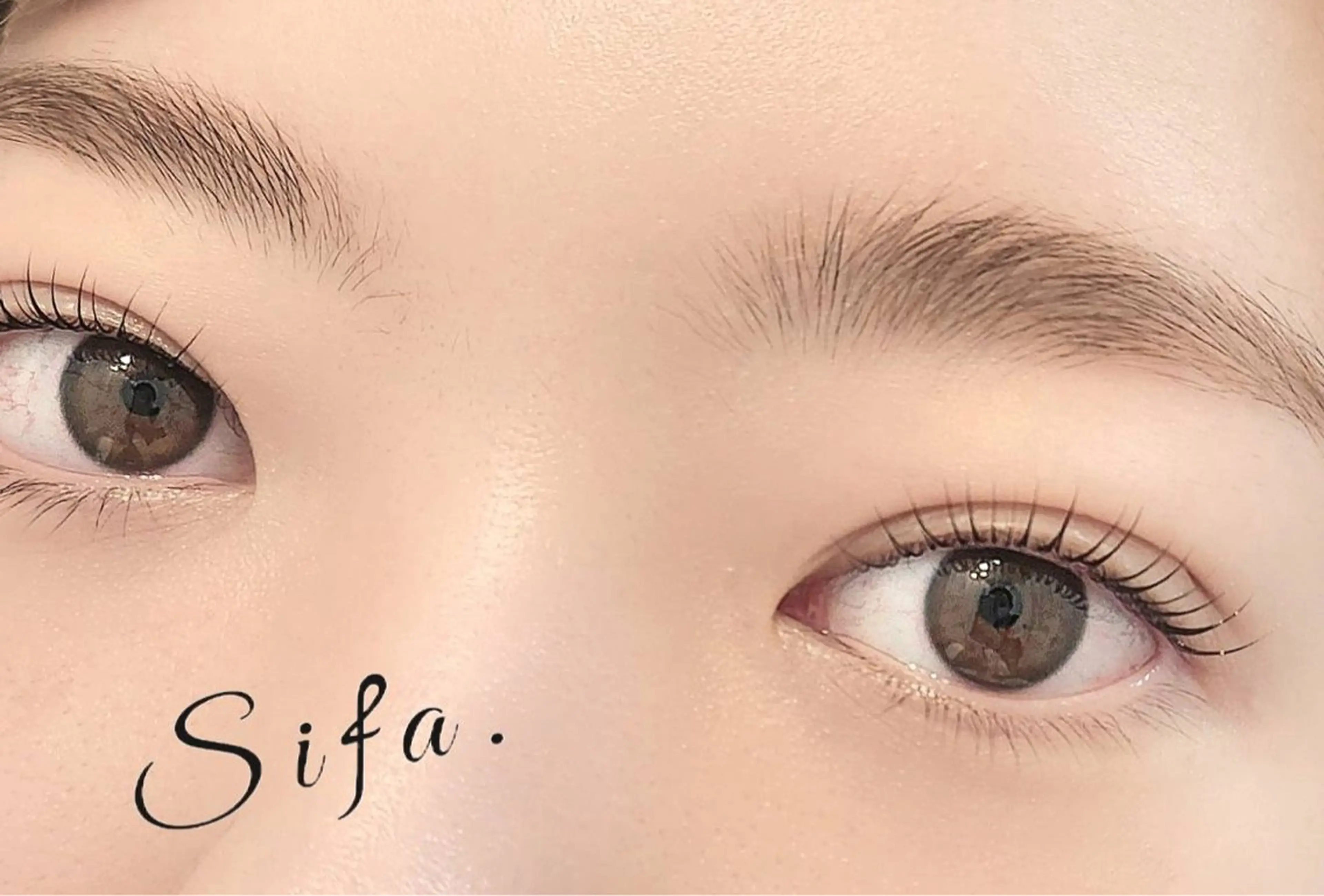 マツエク・マツパ ナチュラル Sifa(シファ)2 0代向けまつげサロンのマツエク・マツパデザイン