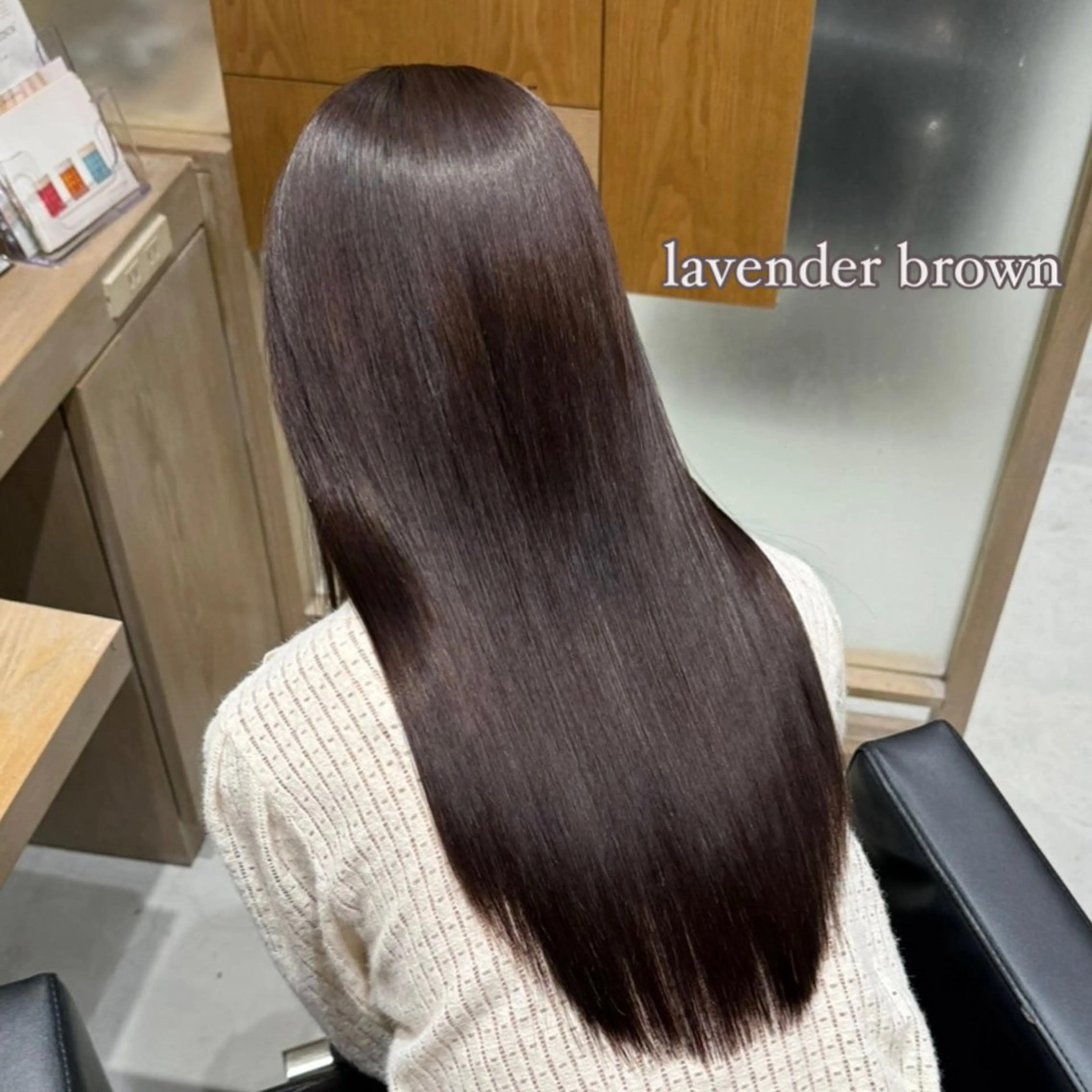 カラー レイヤー/顔周り/透 明感カラー/うる艶のヘアスタイル