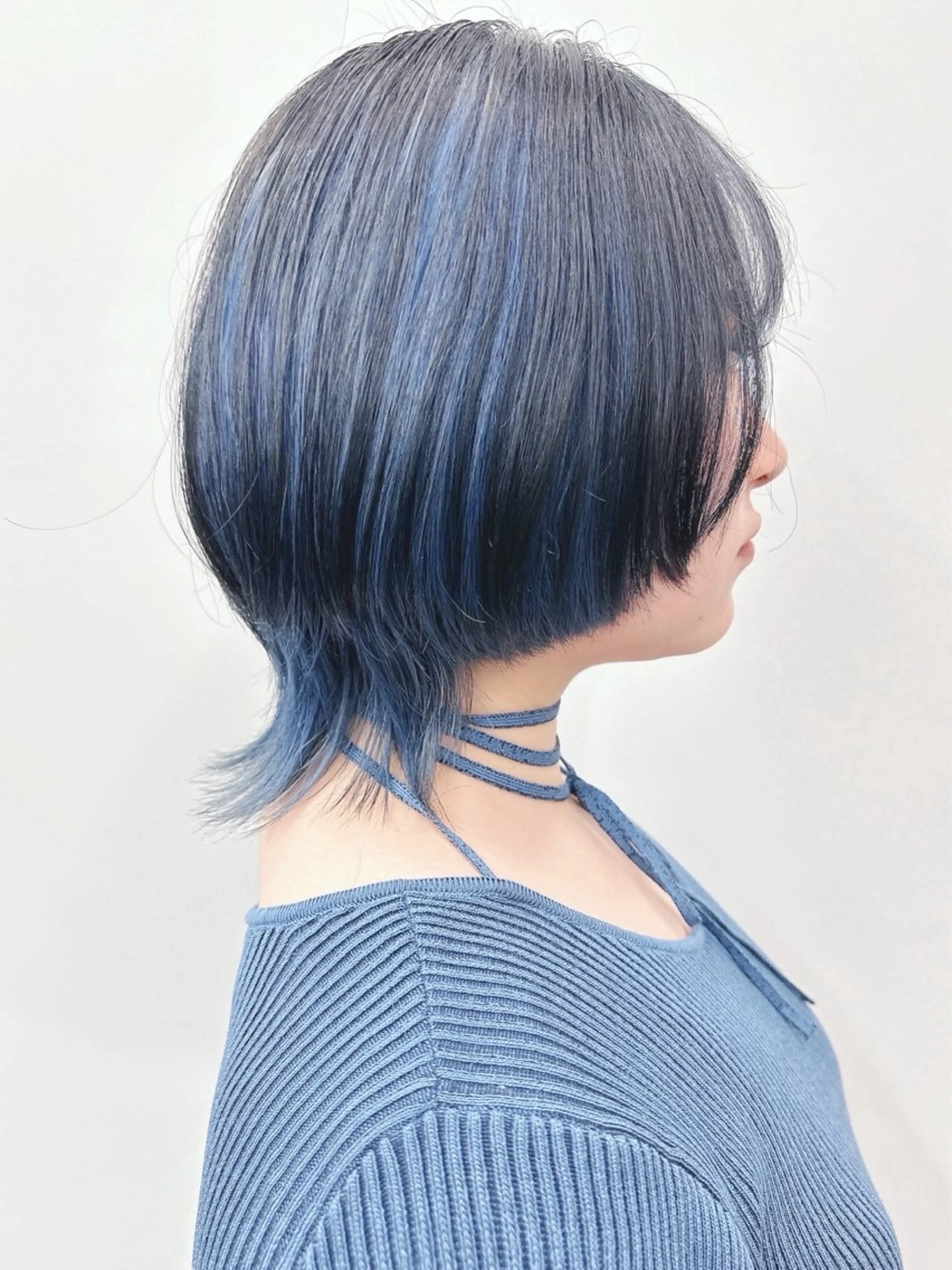 ショート カラー カット ヘッドスパ ボブ/ゆるふわ ボブパーマ/とういのヘアスタイル