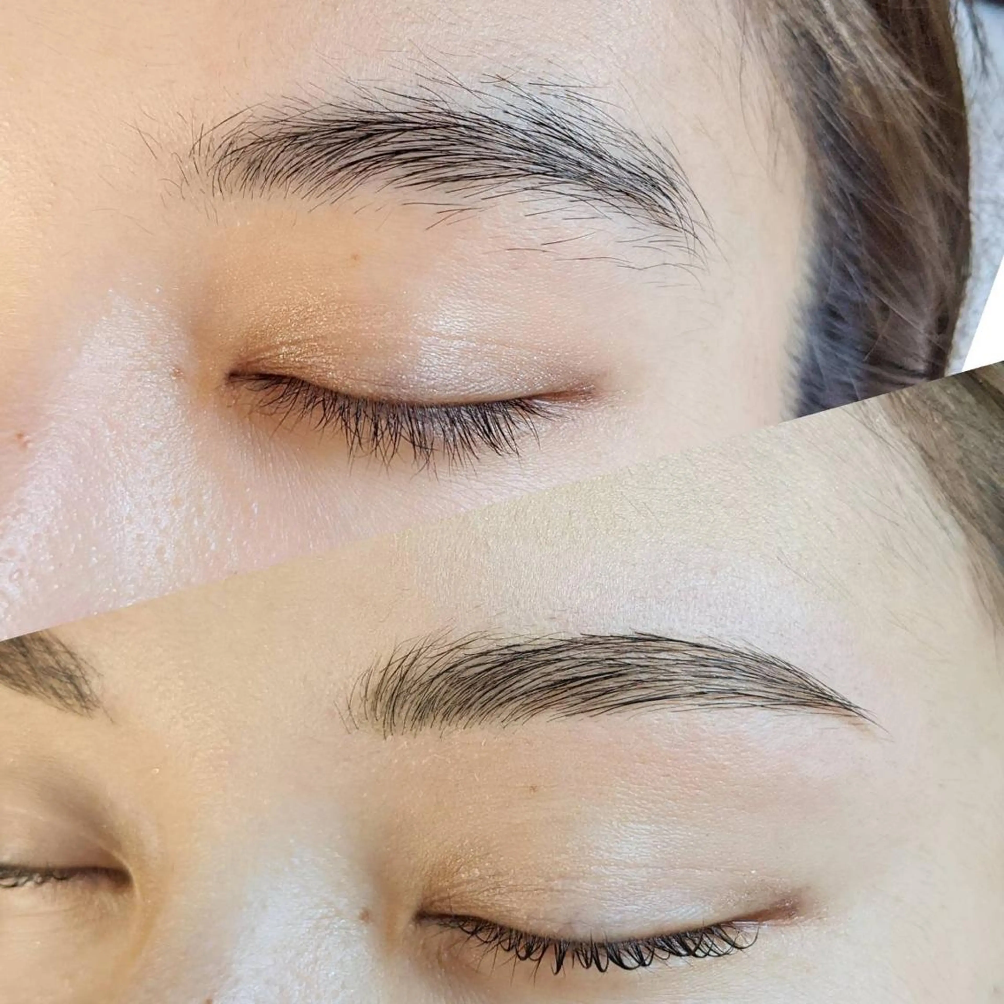 アイブロウ 眉毛ワックス脱毛 saki 束感まつ毛/ 大阪のマツエク・マツパデザイン