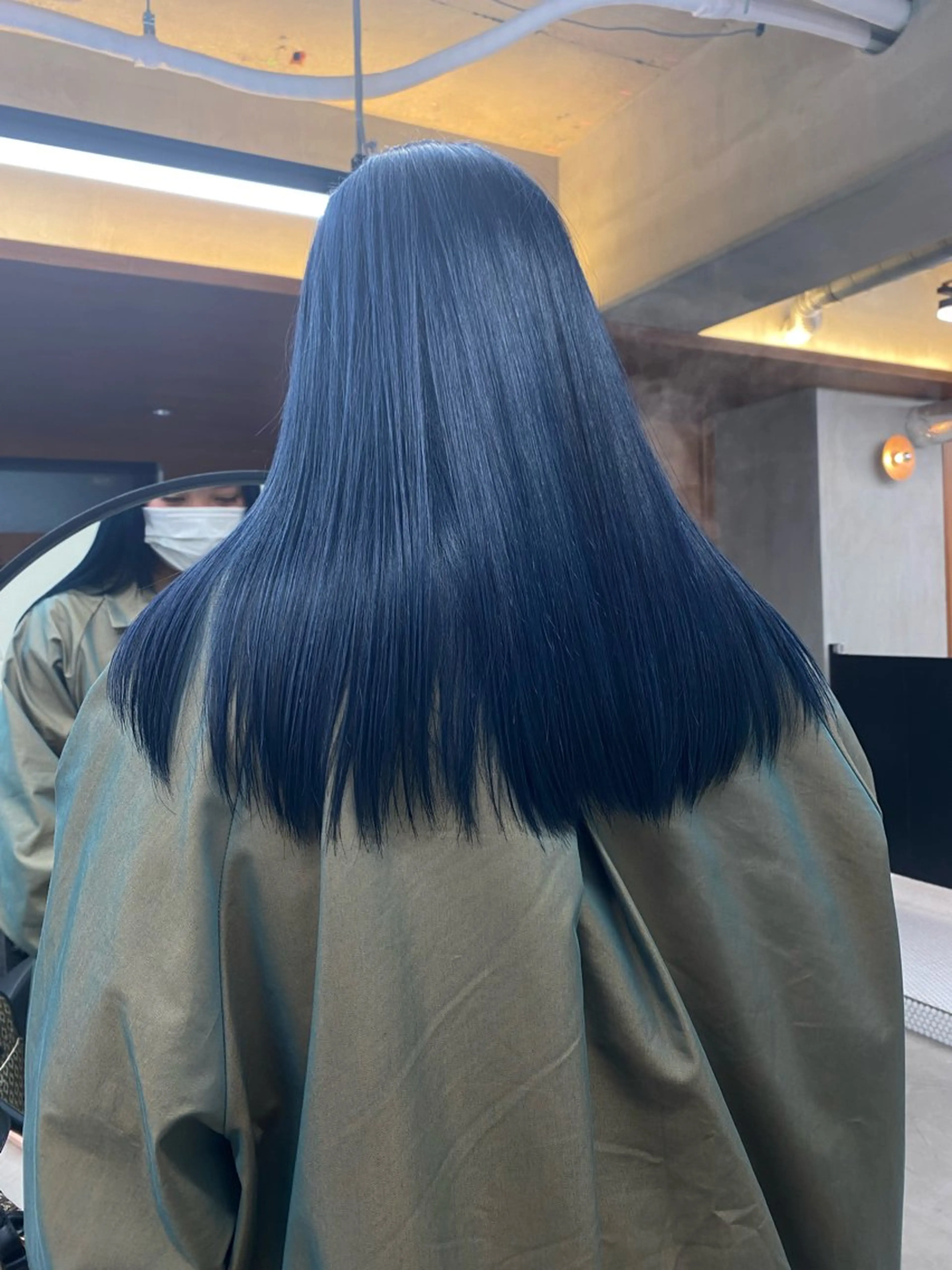 ロング カラー ヘアカラー トリートメント YUUKI/ウルフ .ハイレイヤーのヘアスタイル