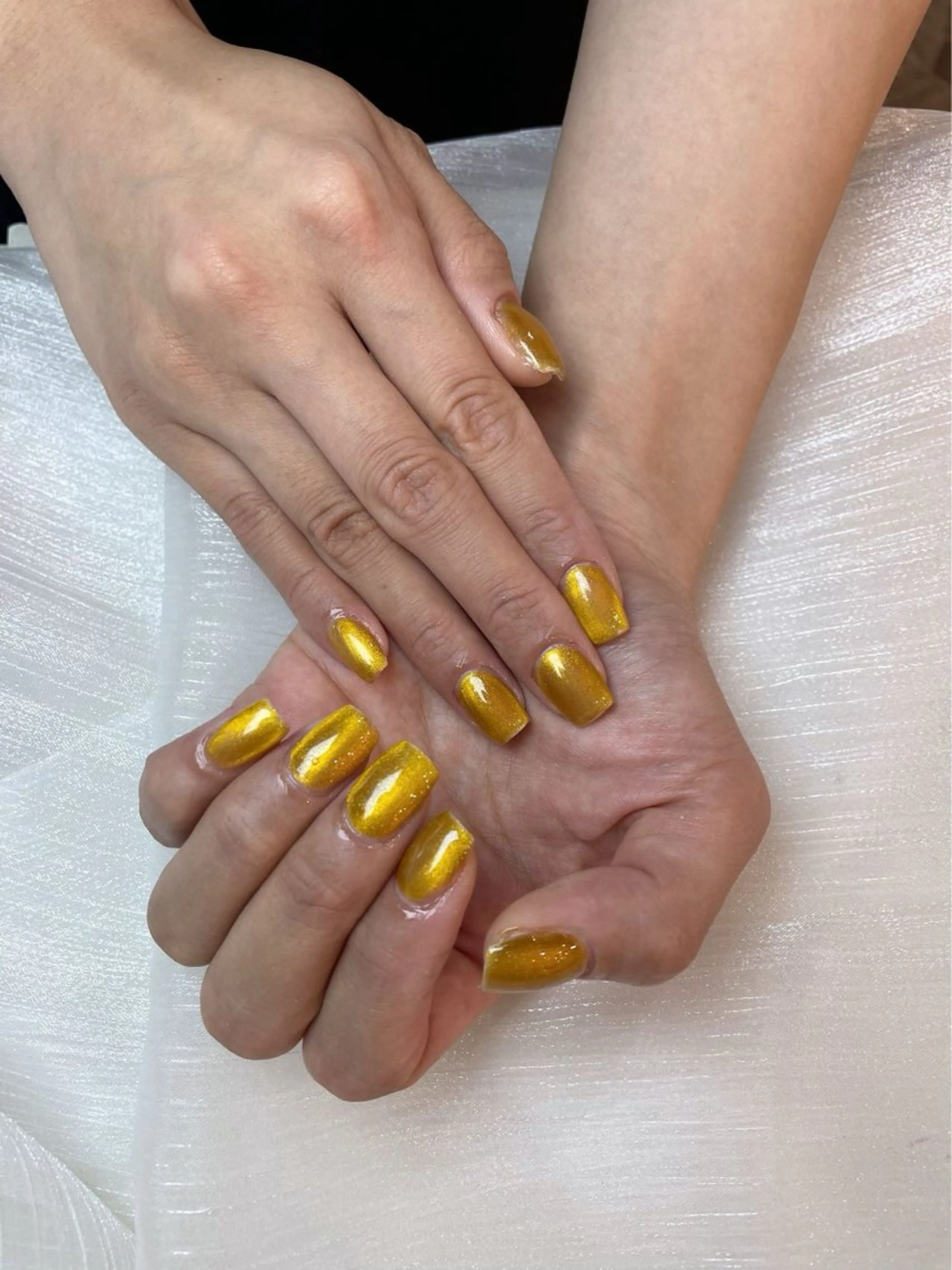 ネイル アートネイル フットネイル ジェルネイル ハート マグネットネイル Babarla Nailのネイルデザイン