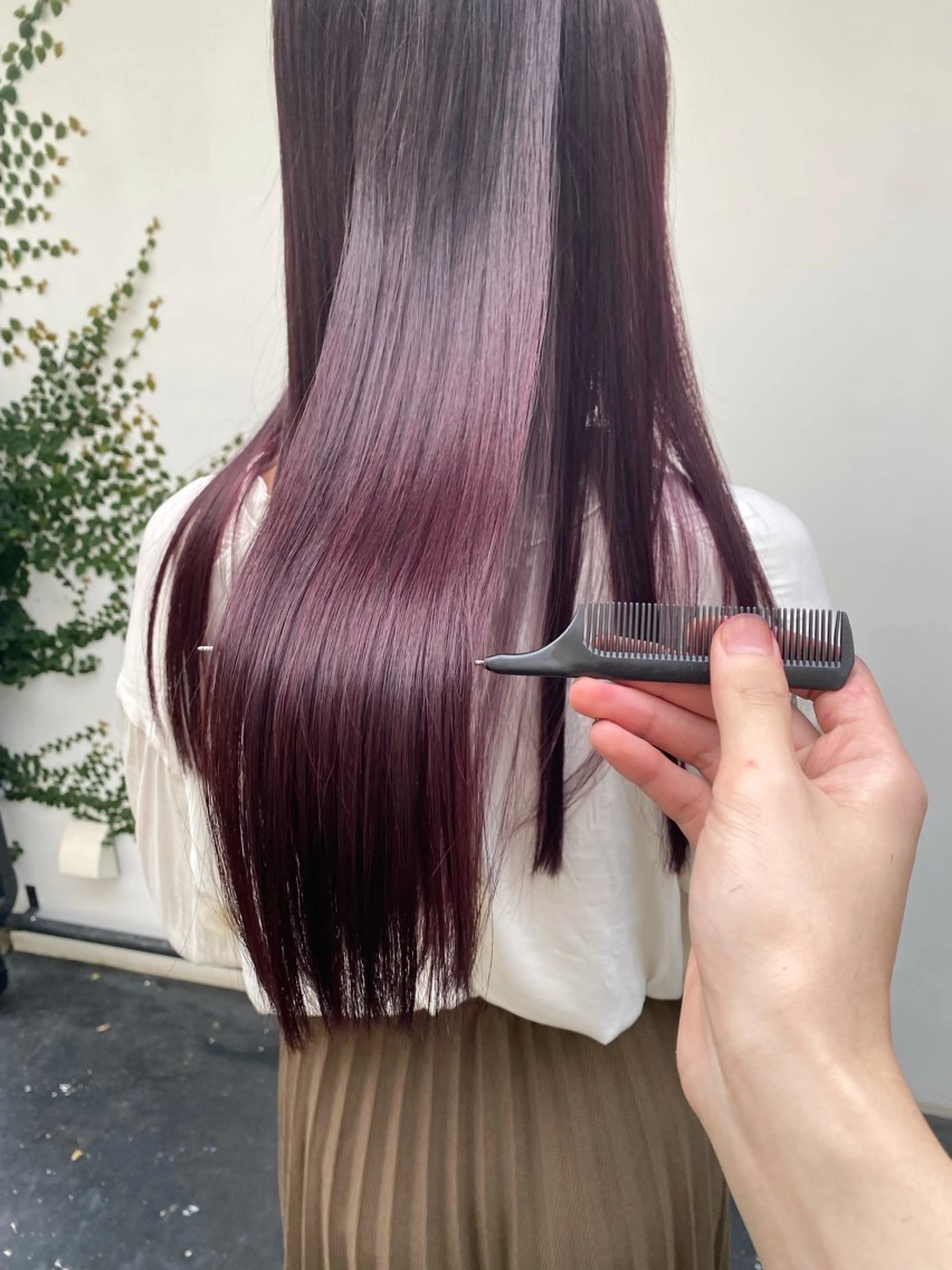 ロング パーマ tonari 梅田、中崎町のヘアスタイル