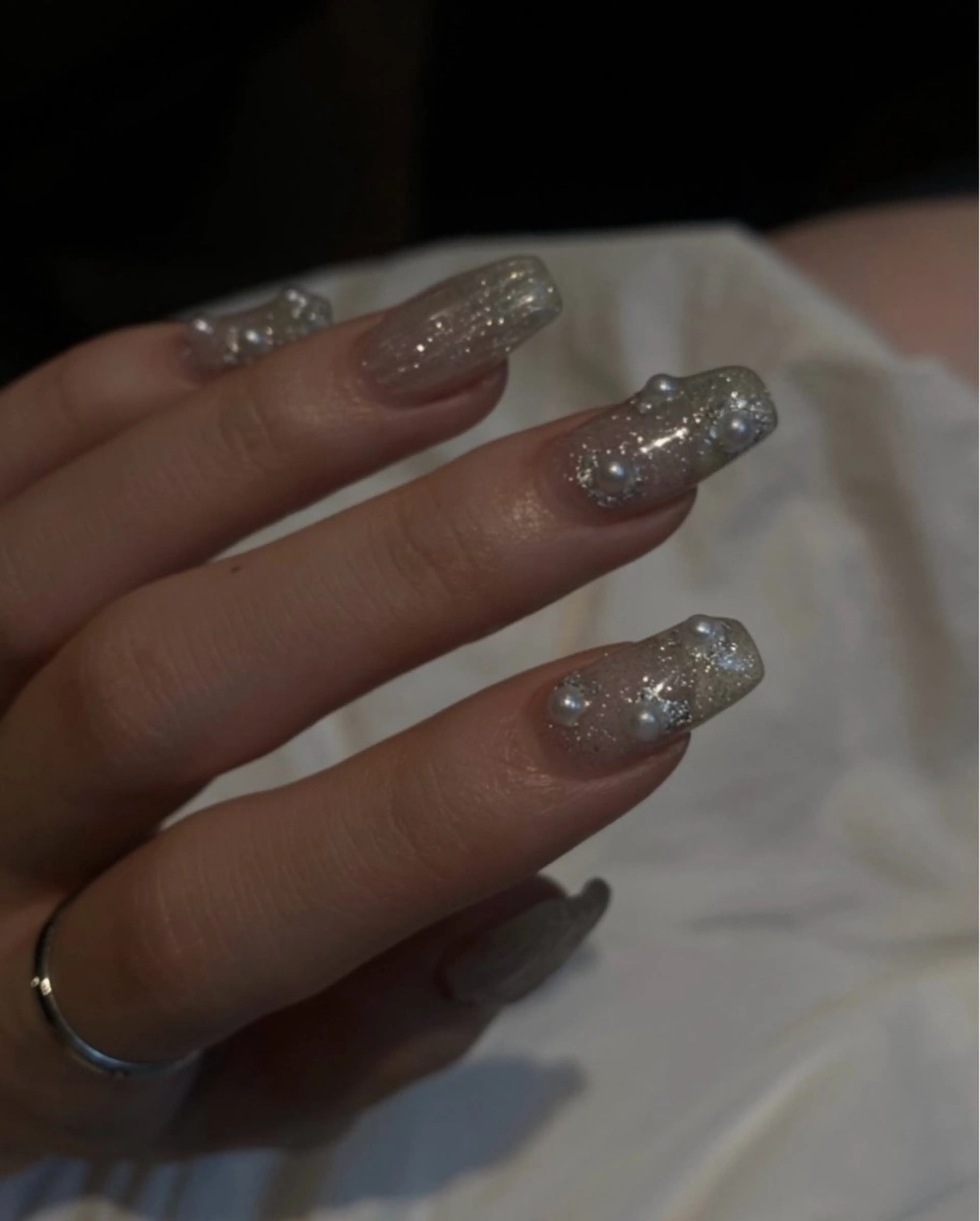 ネイル アートネイル 韓国ネイル ニュアンスネイル ぷっくりネイル ハンドネイル ハンドケア hina .のネイルデザイン