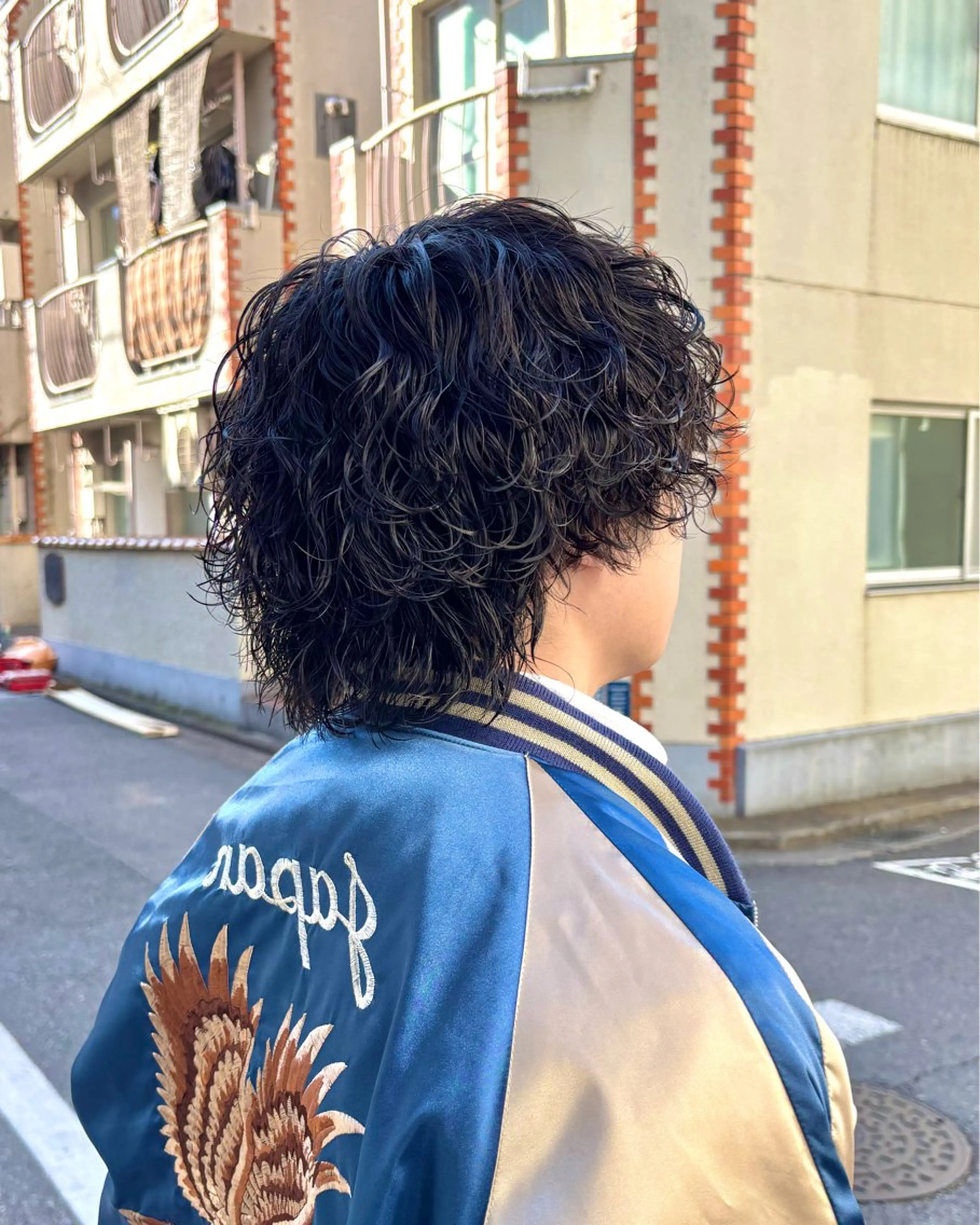 ミディアム パーマ メンズ 波巻きパーマ homme, famille raugh【オム・ファミーユ・ラグ】所属・【メンズ特化】パーマ /マッシュ/ヨシダのヘアスタイル