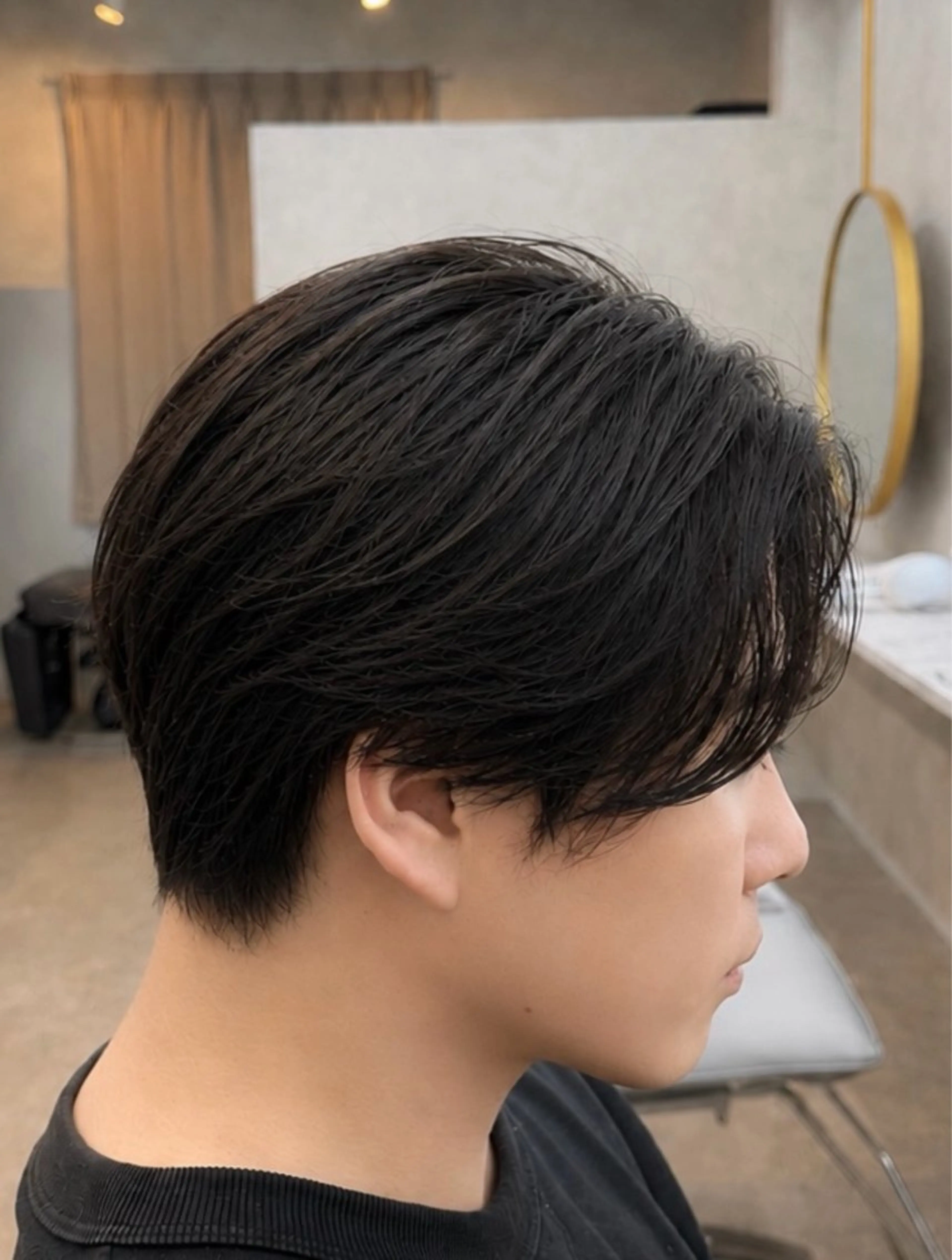 メンズ ニュアンスパーマ🌀 毛流れ🩶イザベラのヘアスタイル