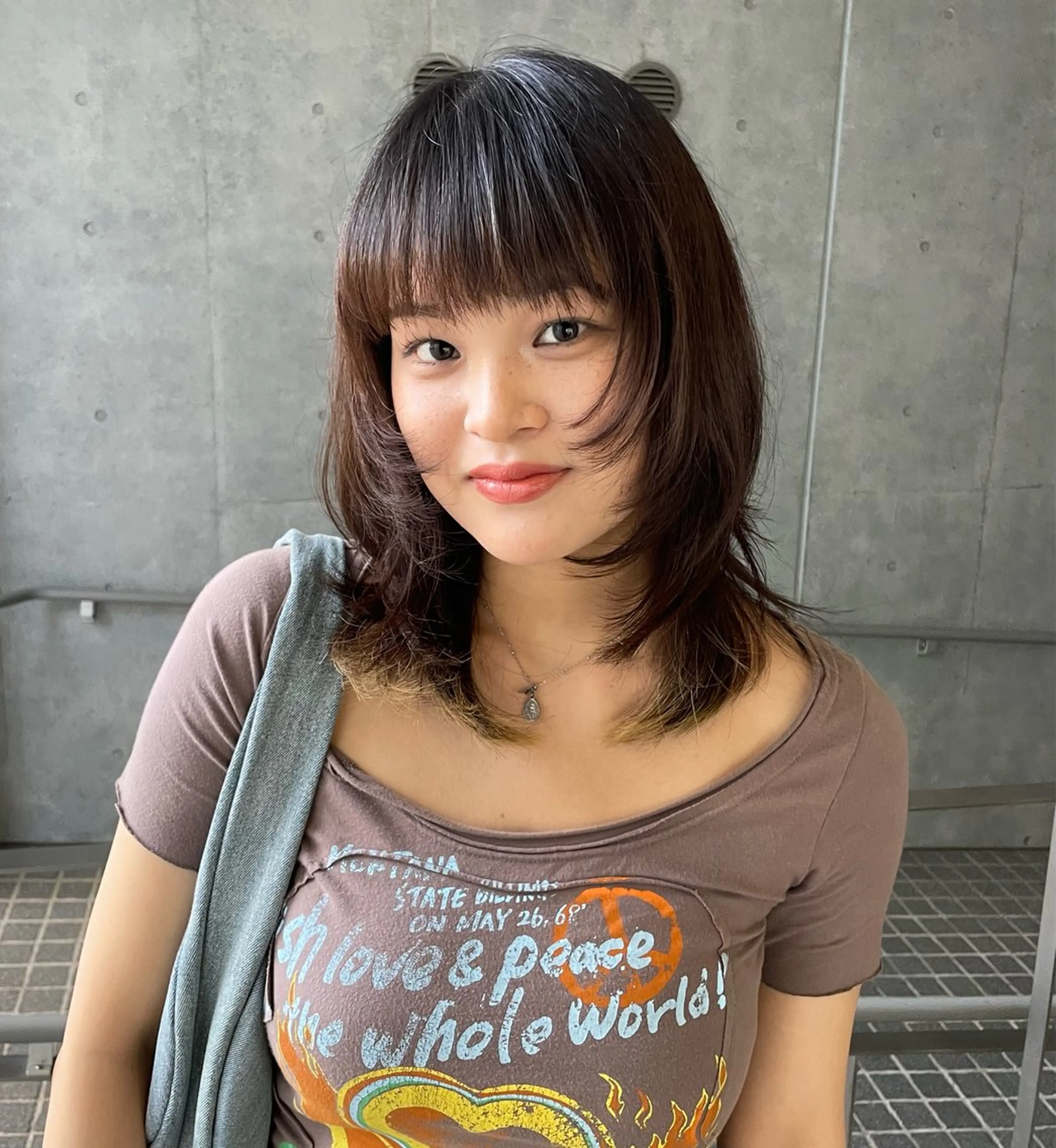 ミディアム カット 🌈メンズパーマ🌈 メンズカットアリサのヘアスタイル