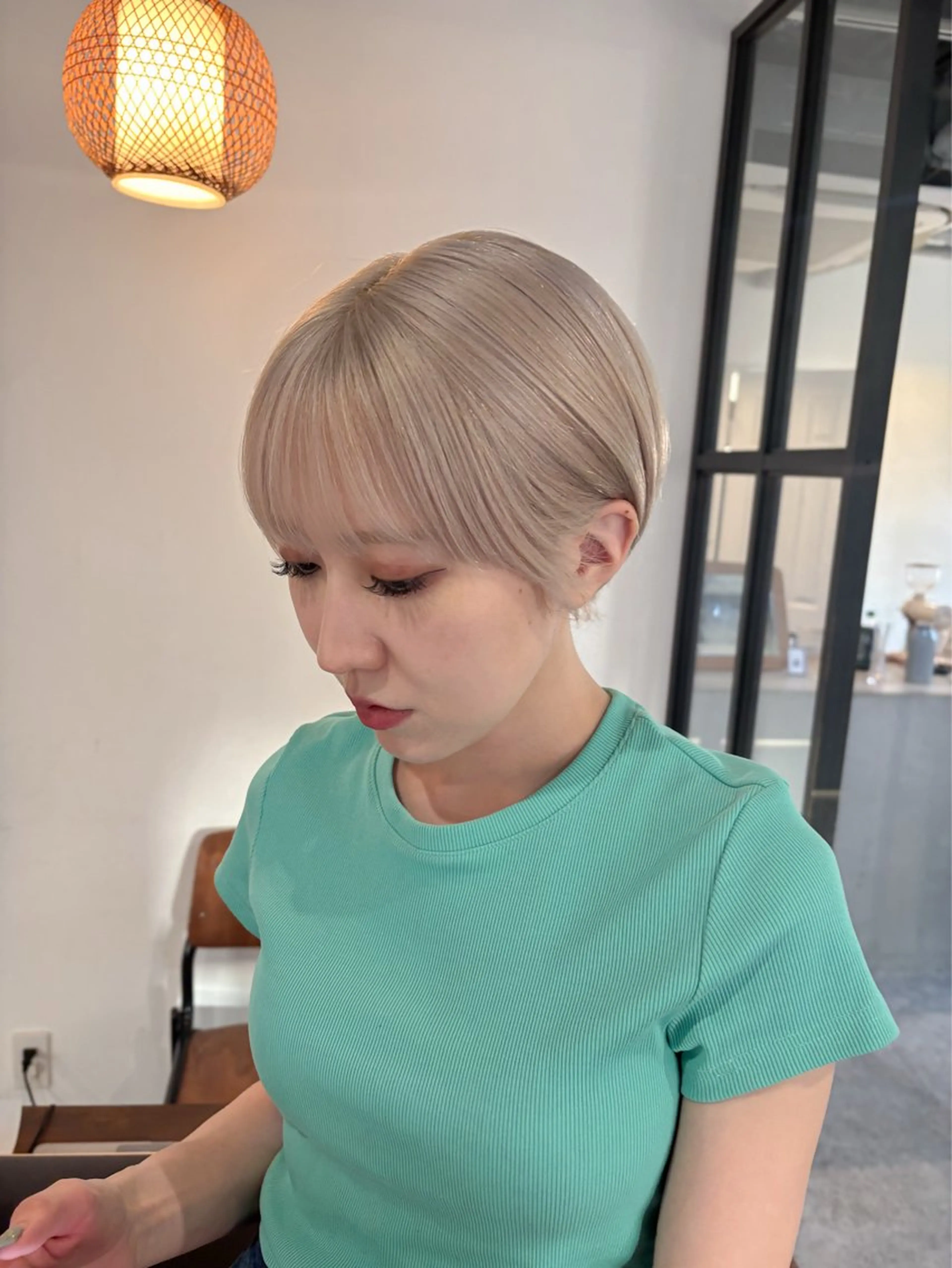 ショート カラー ブリーチ ショートヘア カット ヘアカラー Takuma Suzuki中目黒のヘアスタイル