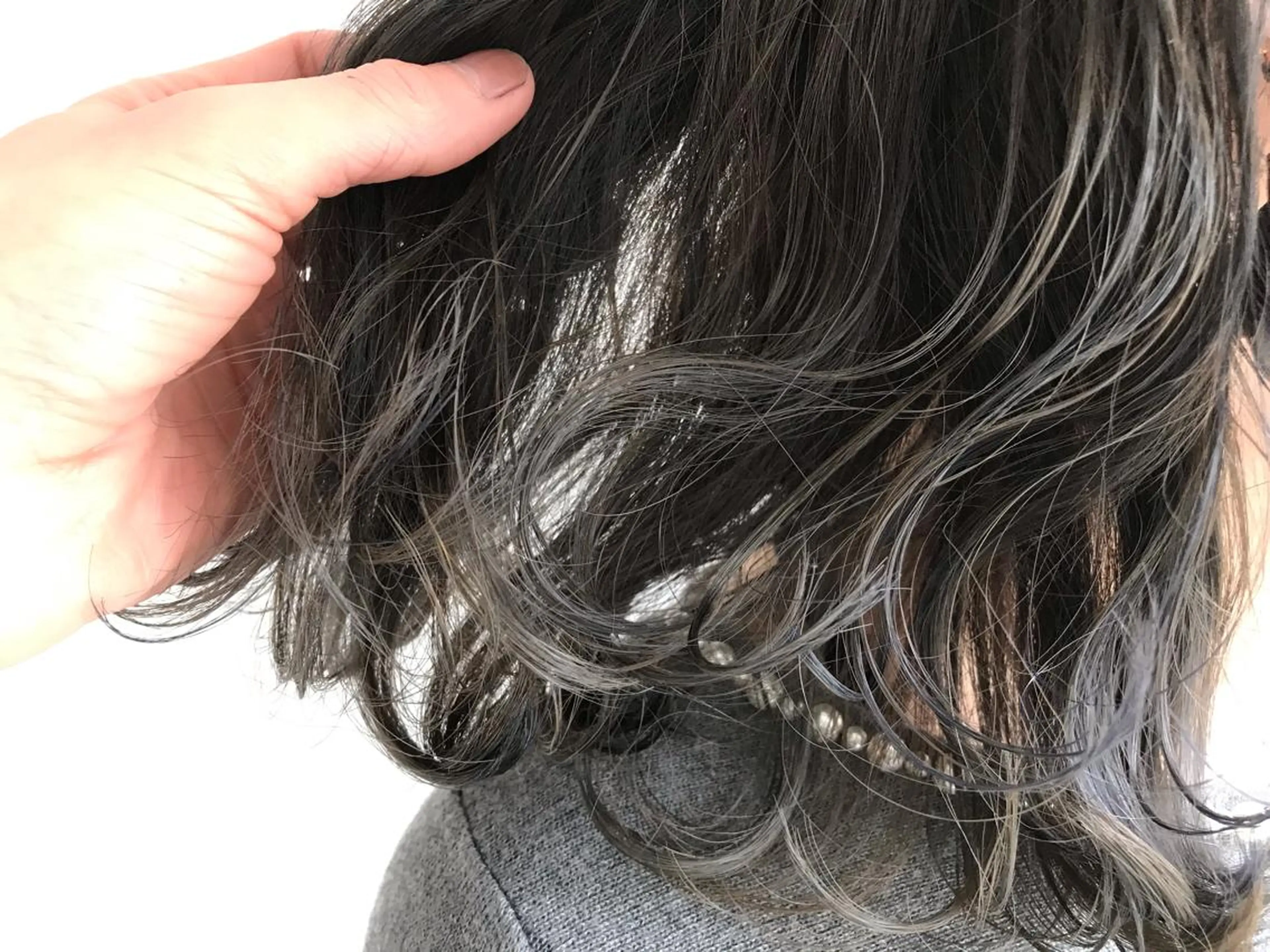 ミディアム カラー 透明感カラー グレージュ ハイライトカラー ボブ ハイライト 原田 和幸のエステ・リラクイメージ