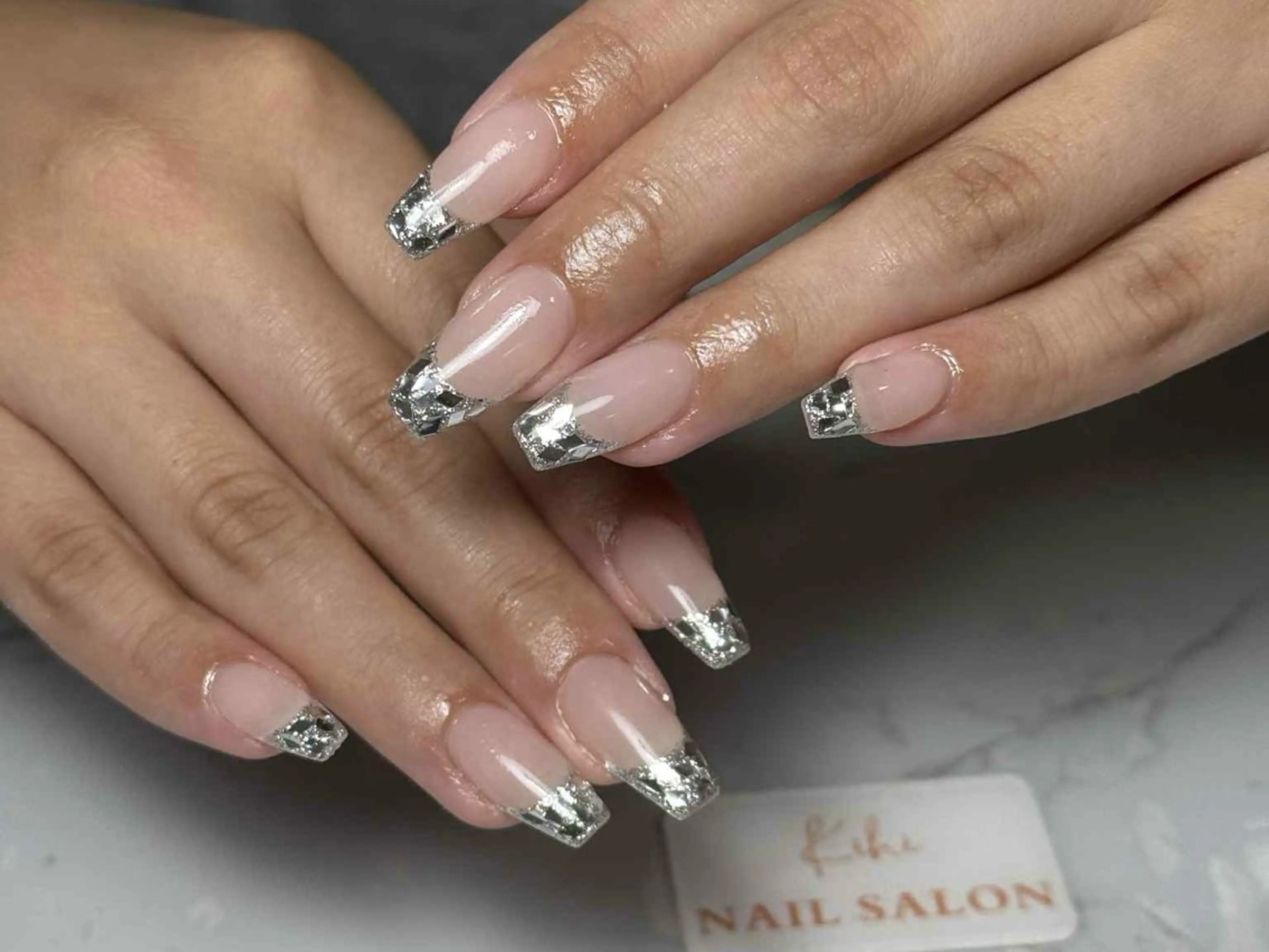 ネイル アートネイル フレンチネイル ジェルネイル グラデーション 韓国ネイル ハンドネイル ハンドケア さくら💮💮 【オフ無料】のネイルデザイン