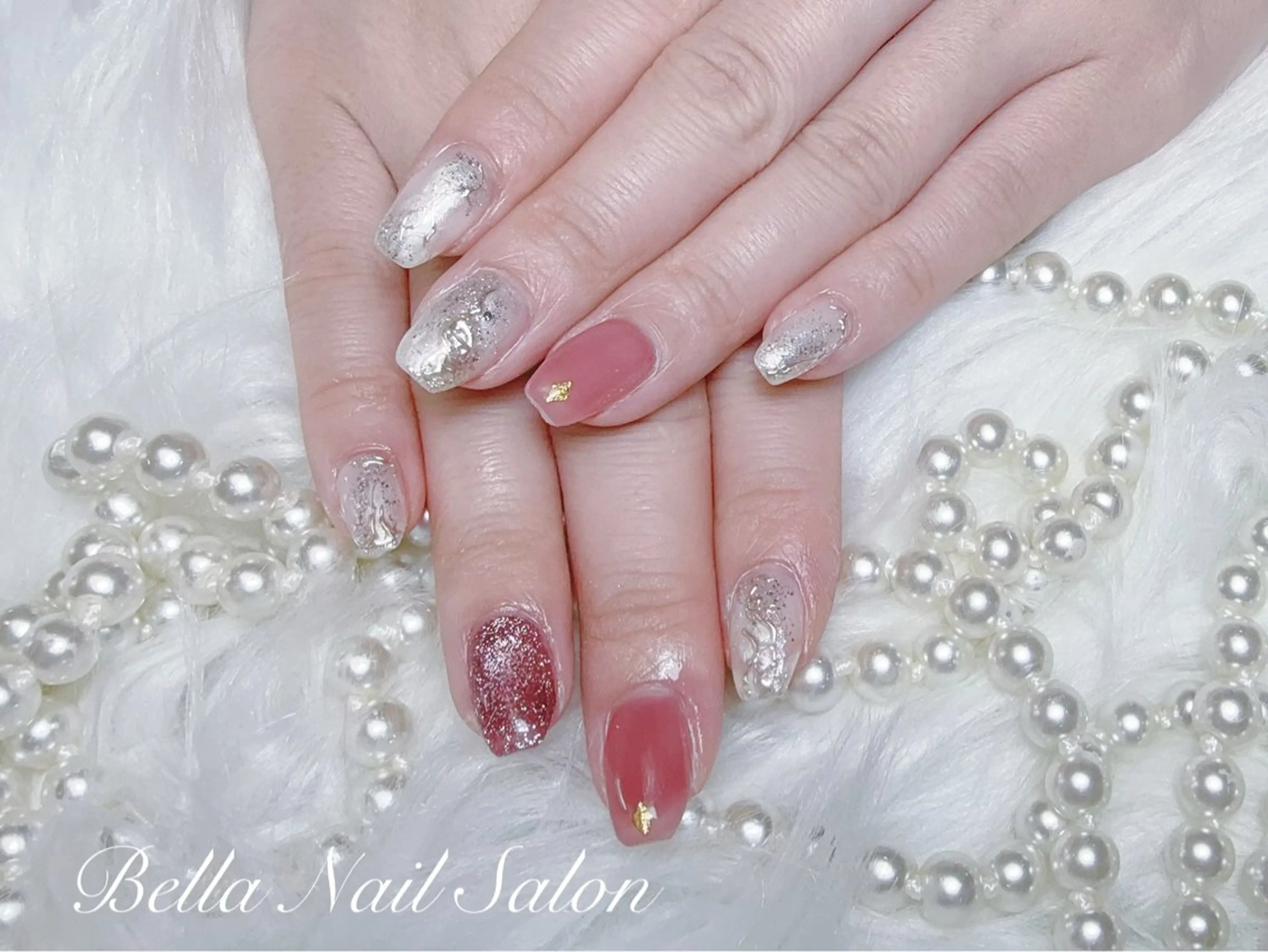 ネイル ハンドネイル Bella Nail Salonパラジェルのネイルデザイン