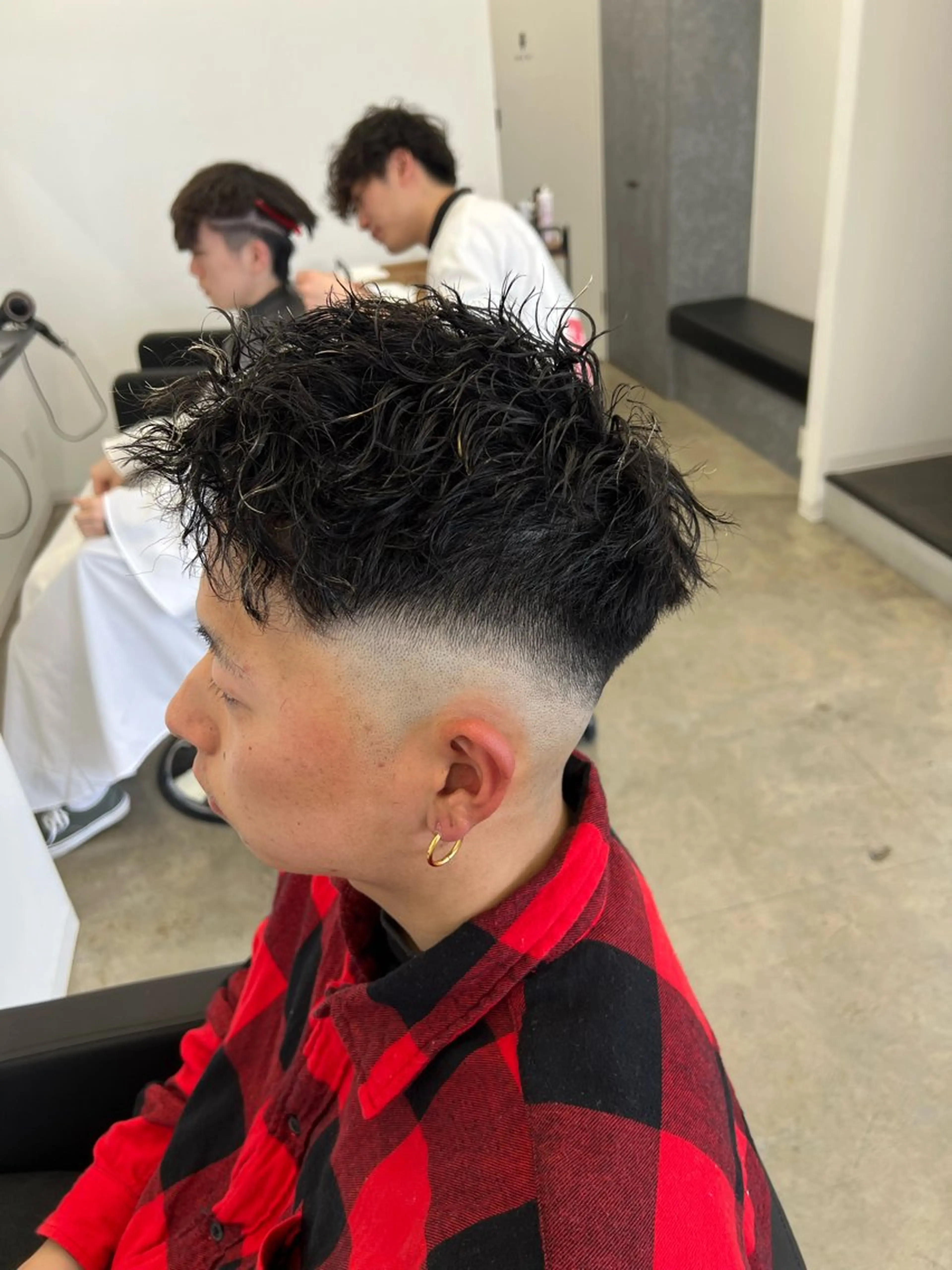 ショート メンズ カット パーマ メンズ特化美容師 井上大輔のヘアスタイル