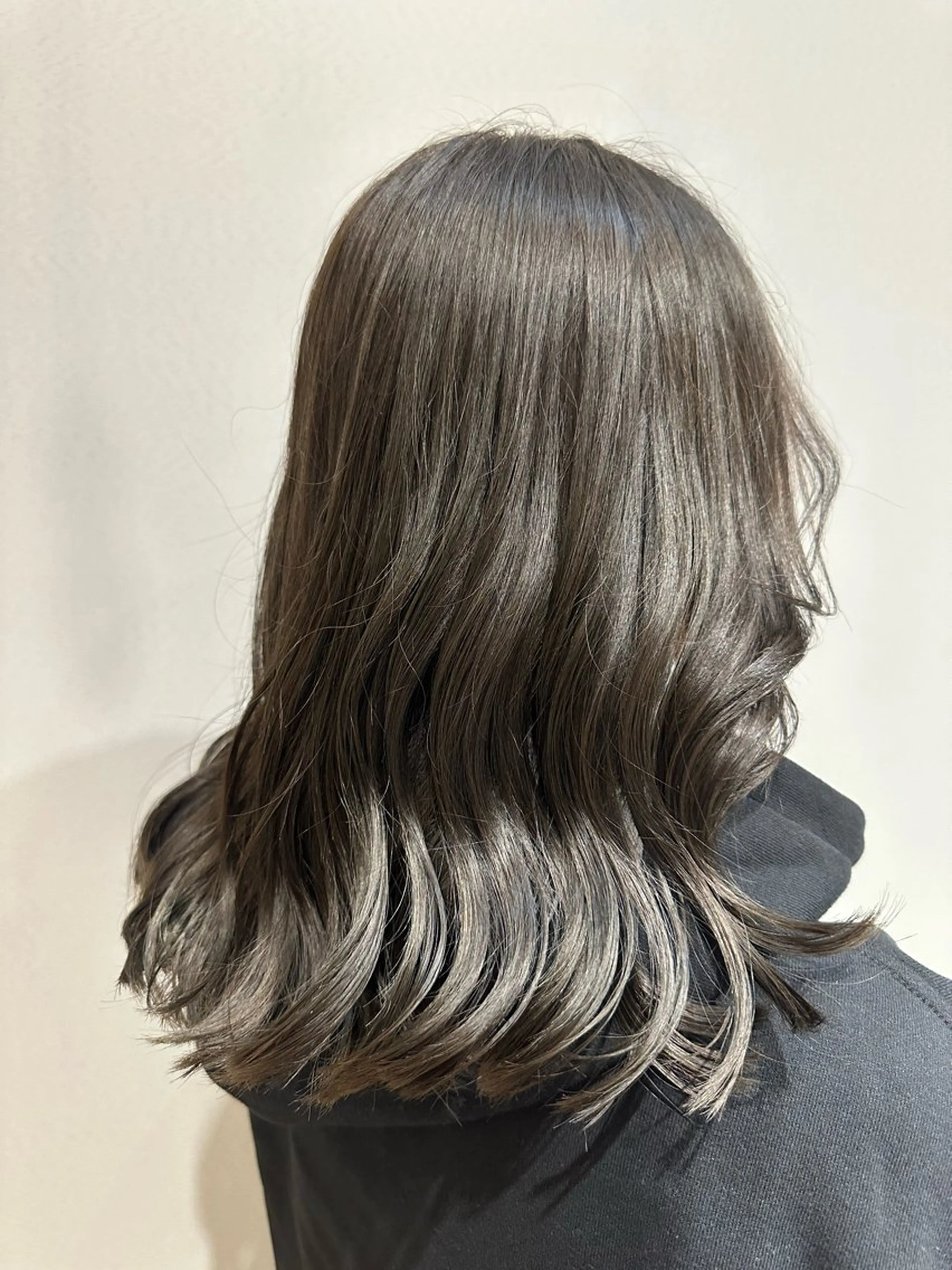 ミディアム ヘアカラー トリートメント クロスパーマ×曲がる 縮毛矯正🫧あゆみのヘアスタイル