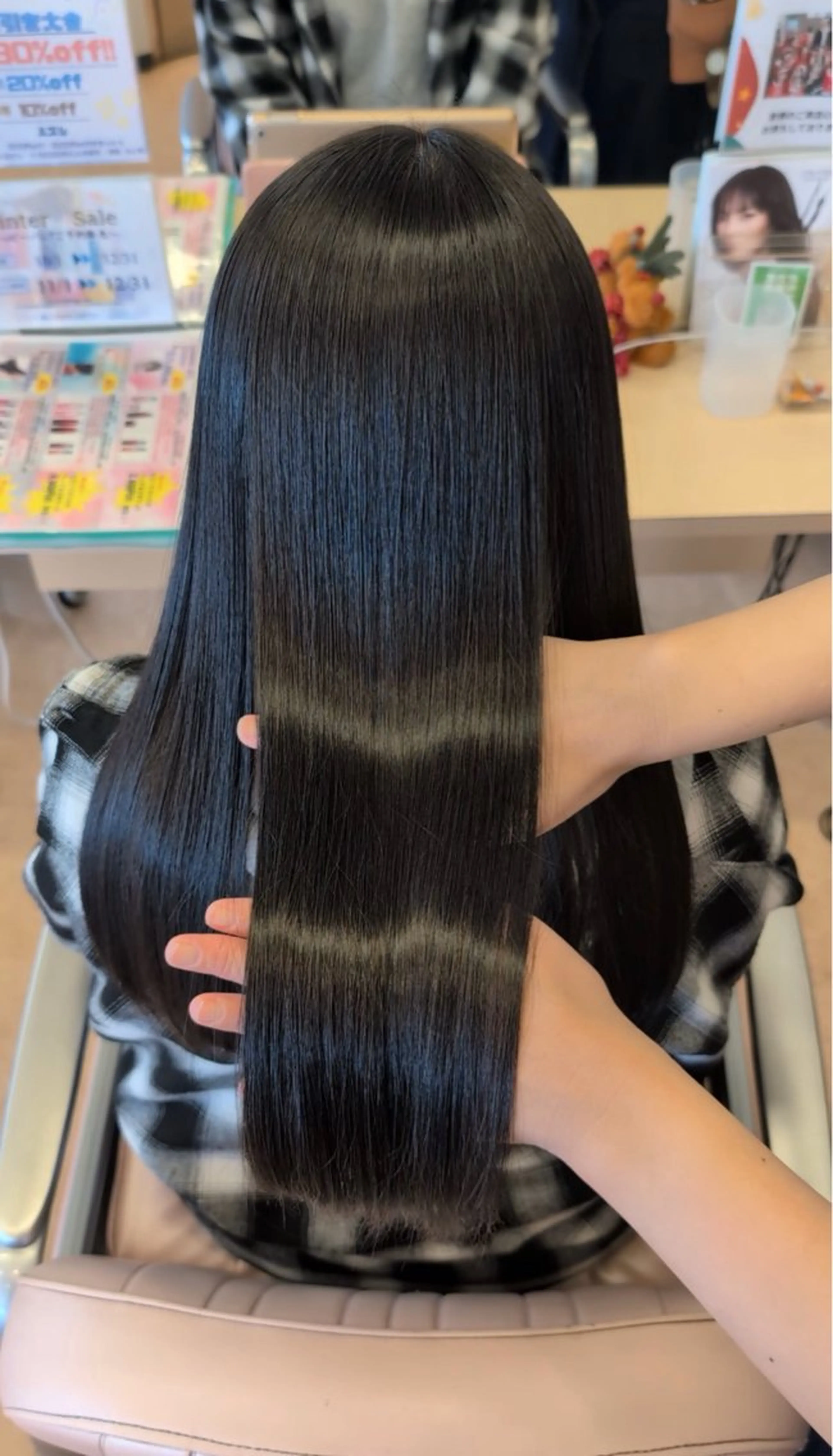 ロング 縮毛矯正 髪質改善/ヘッドスパ 🐈‍⬛坂下真珠愛のヘアスタイル