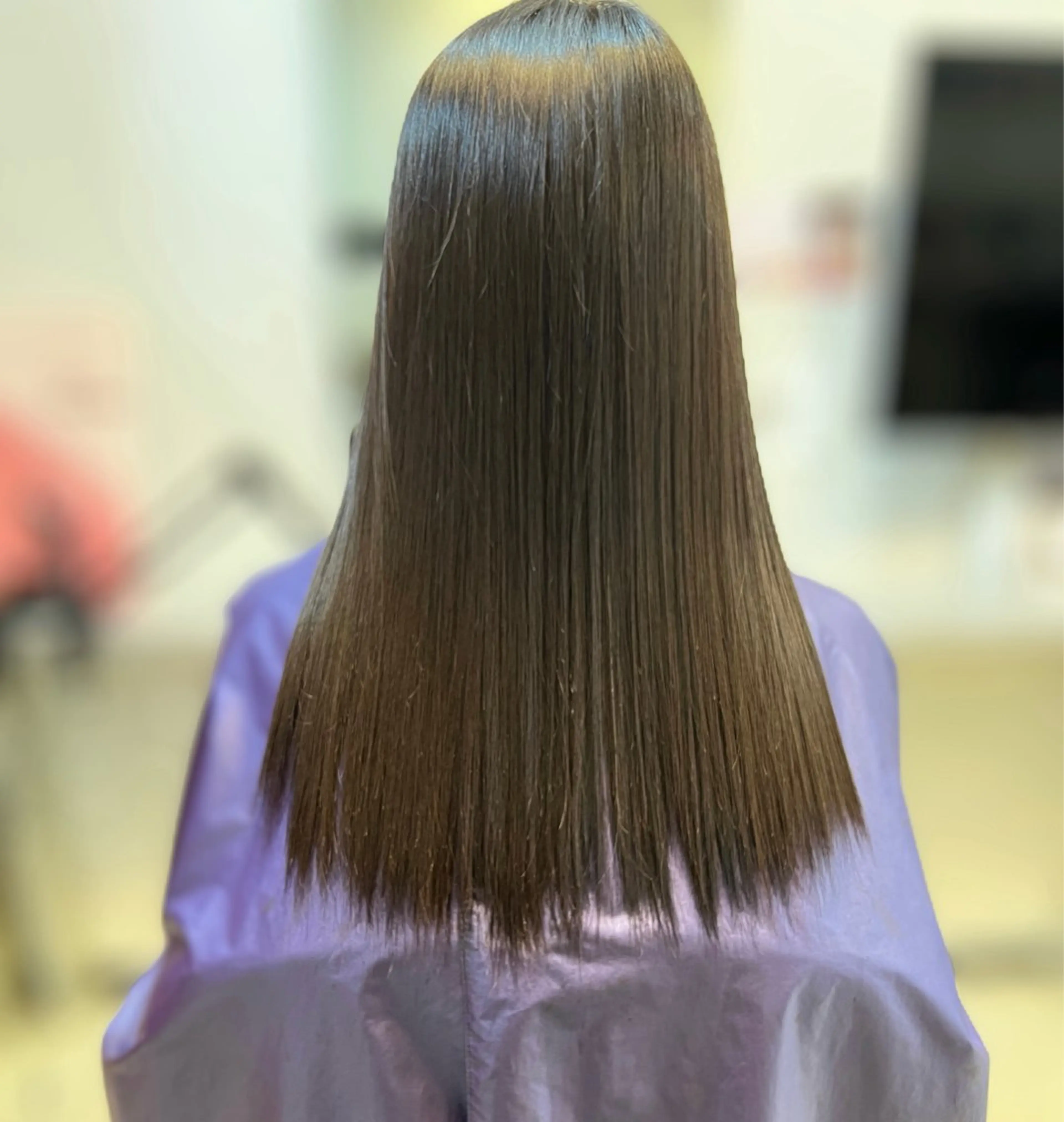 ロング カット 縮毛矯正 土岐 泰廣のヘアスタイル