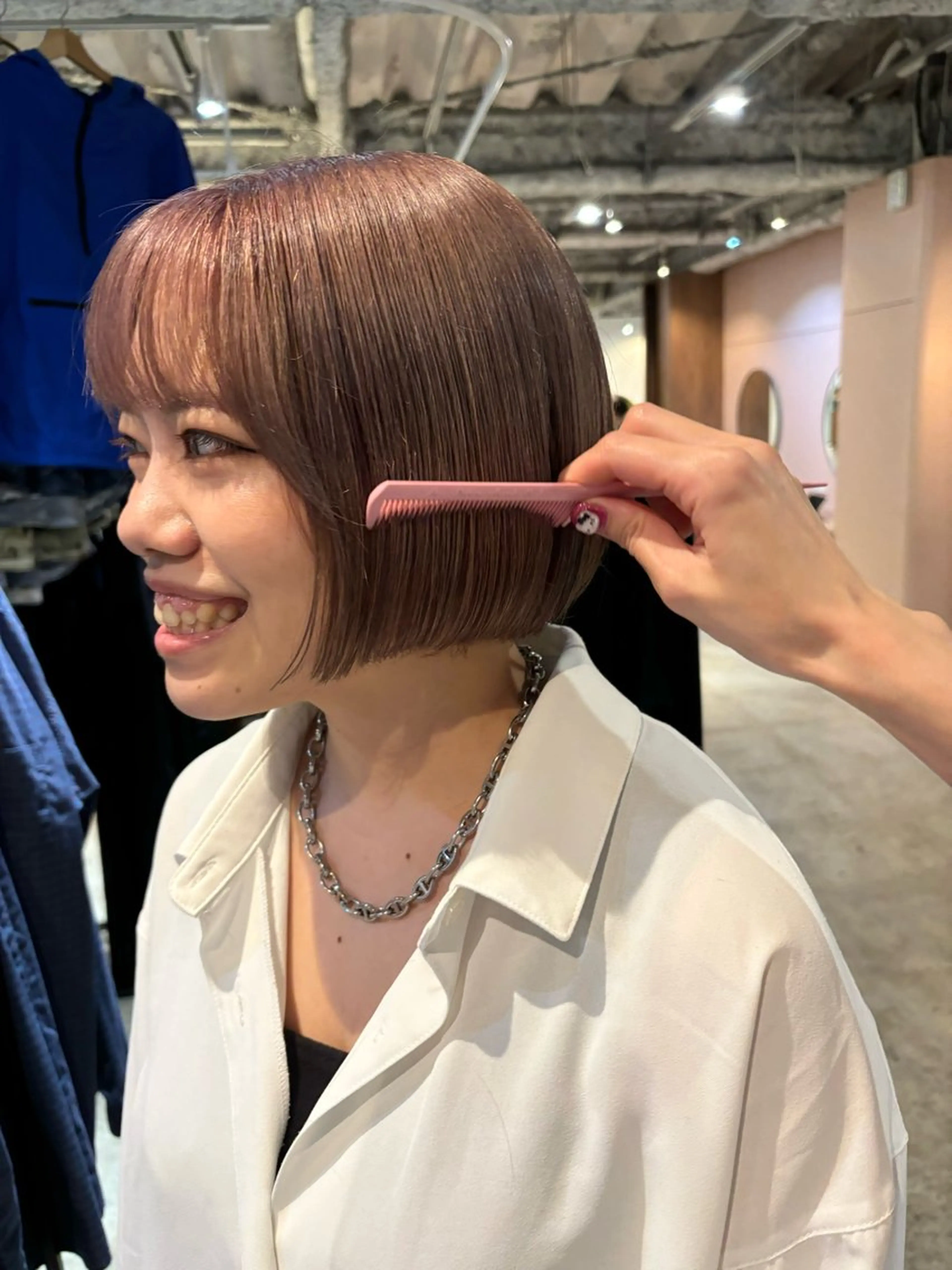 ショート カラー カット ヘアカラー トリートメント Hayashi Shioriのヘアスタイル
