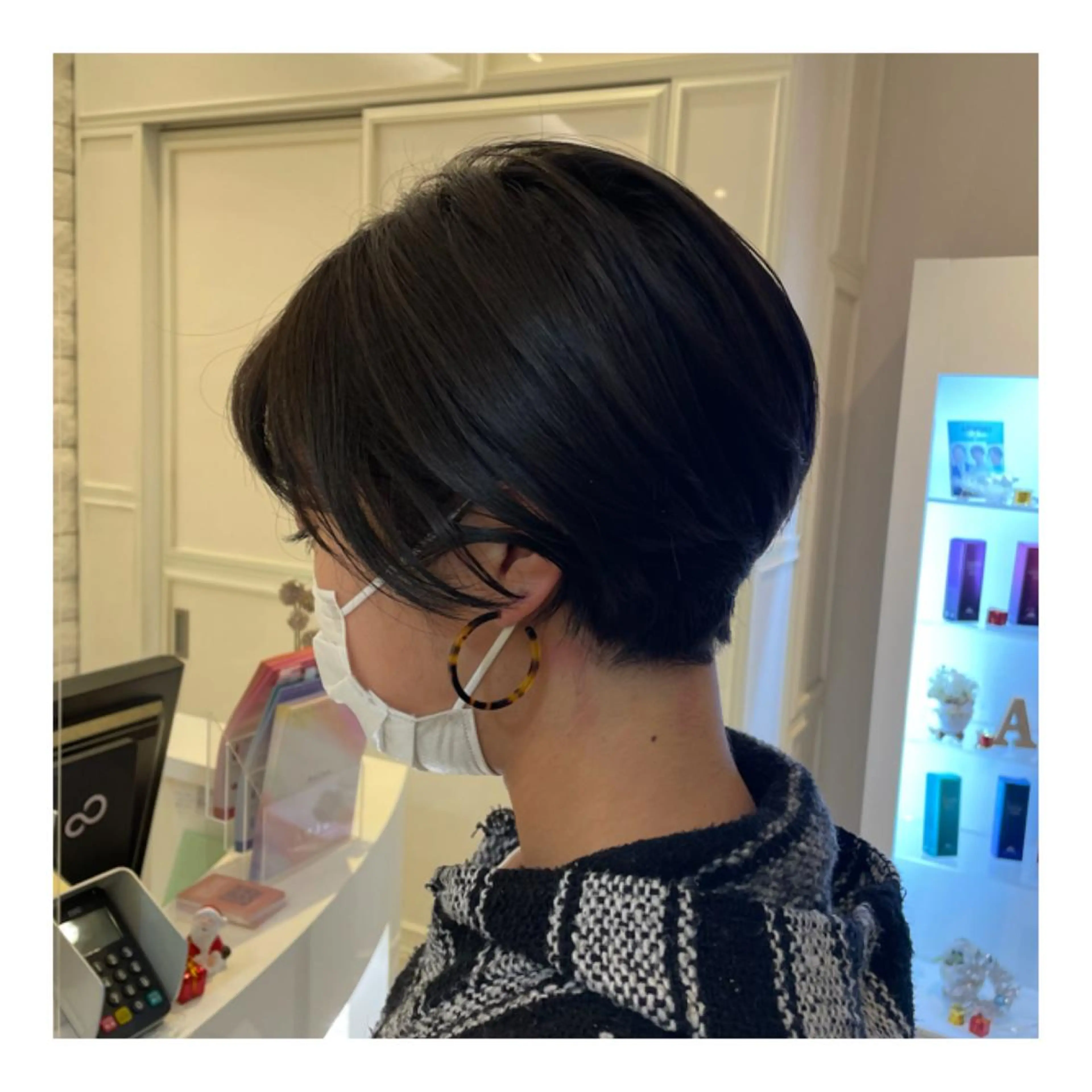 ショート 丸みショート ショートヘア BiBi  藪 菜月のヘアスタイル