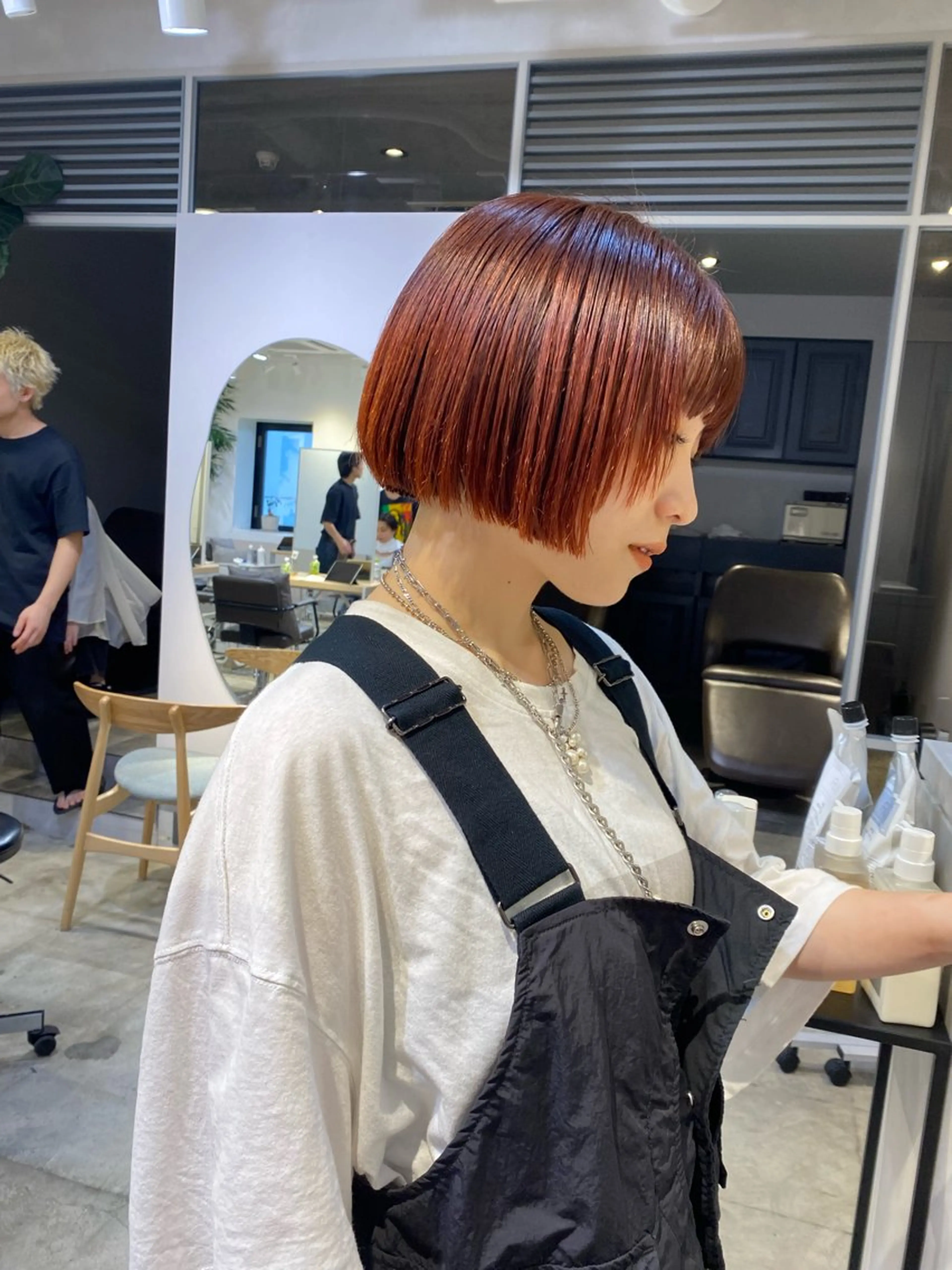 ショート カラー メンズパーマ💈藤田 晃志のヘアスタイル