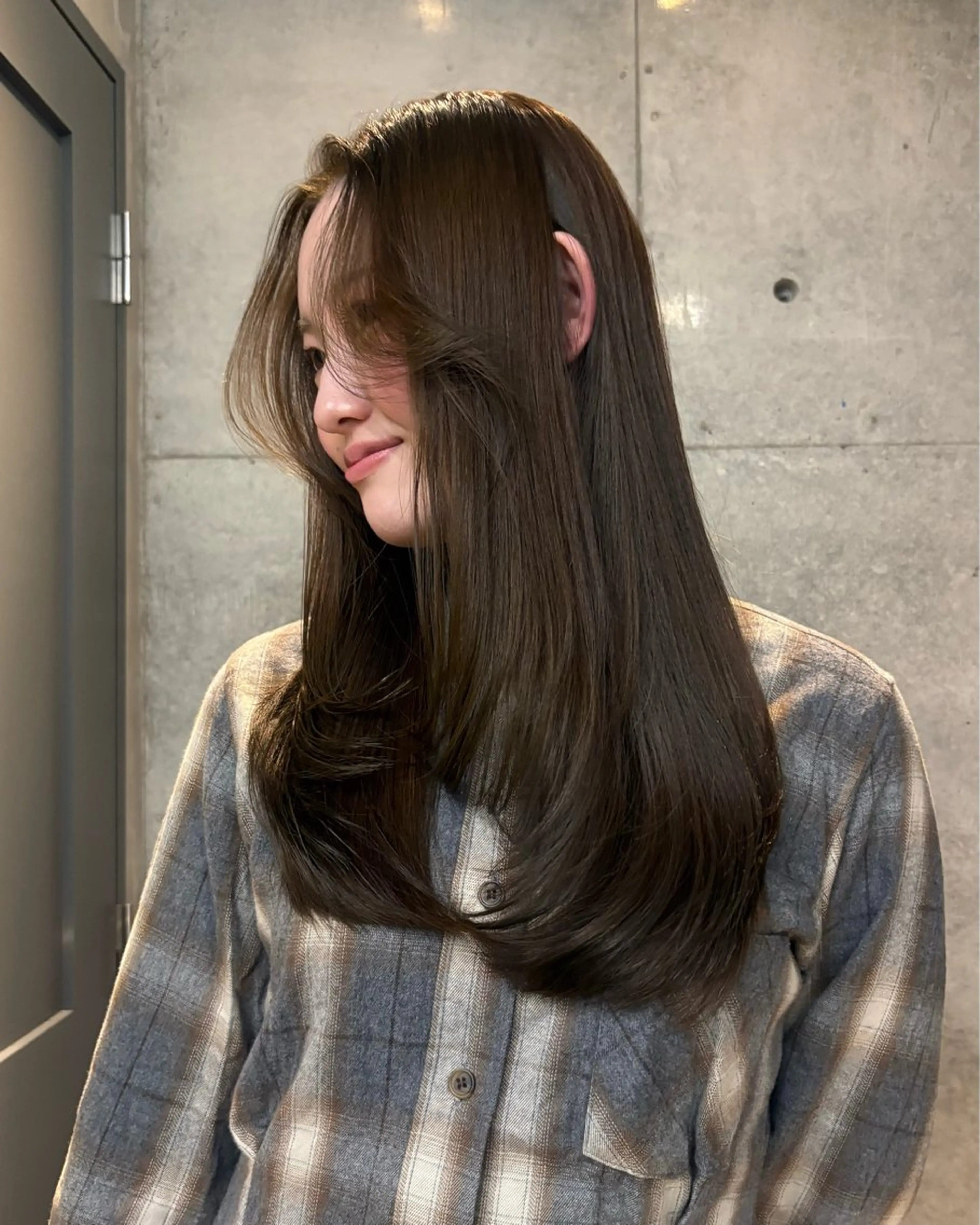 ロング カラー カット ヘアカラー トリートメント レイヤー/柔色 カラー/SAkiのヘアスタイル