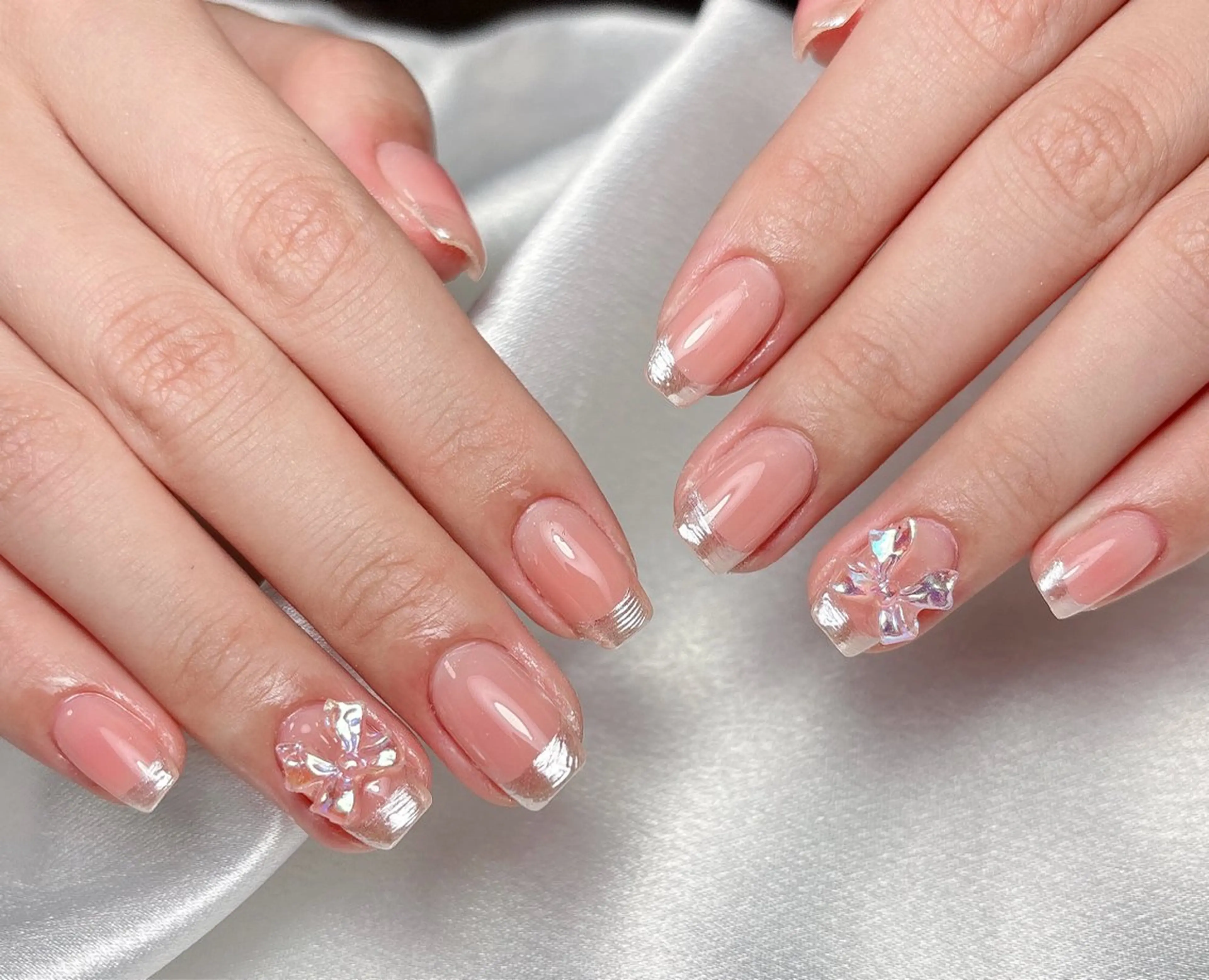 ネイル ハンドネイル Aura  Nail 長さだし/パラジェルのネイルデザイン