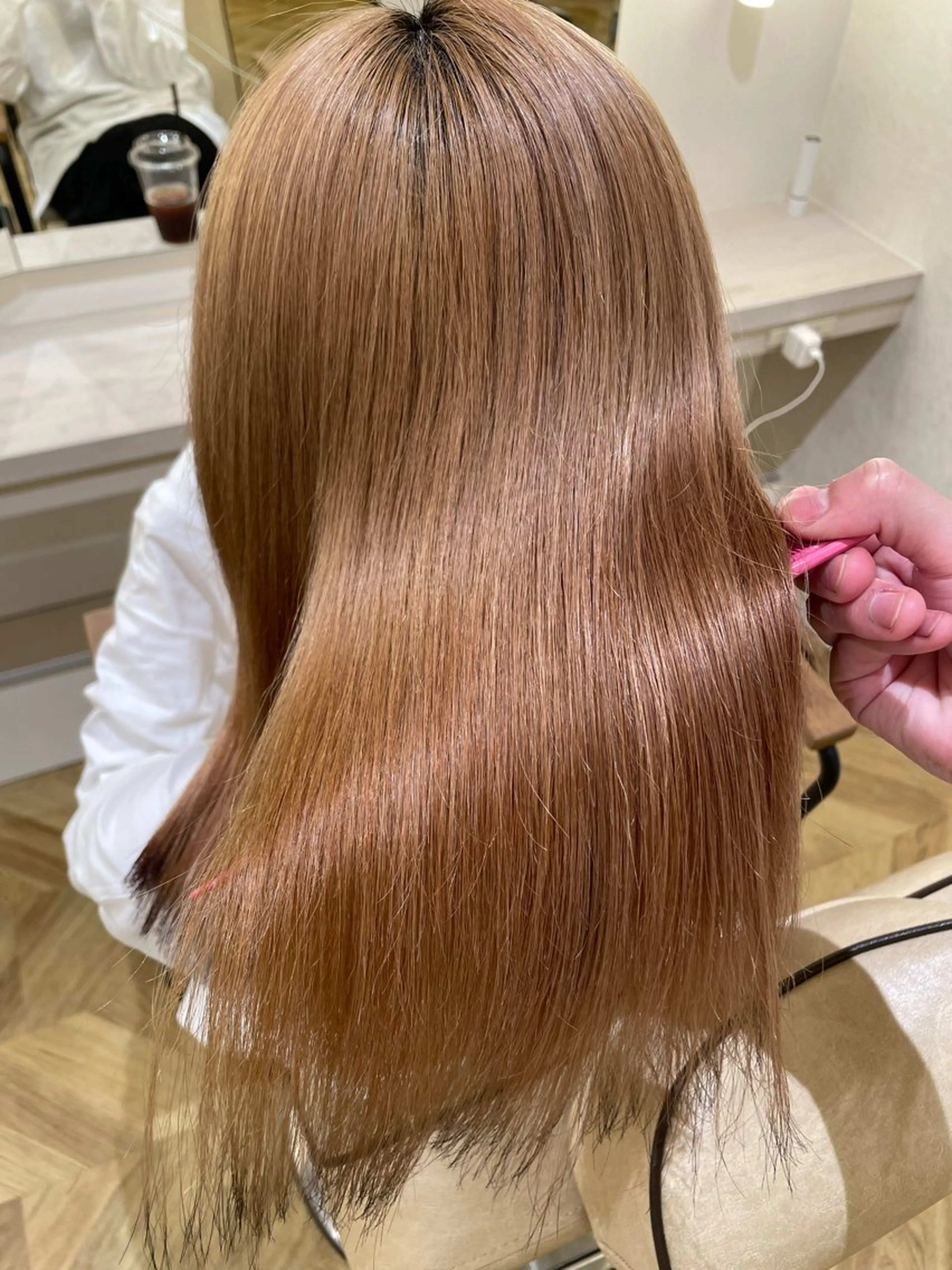 ロング トリートメント 髪質改善・縮毛矯正 濱　泰賀のヘアスタイル