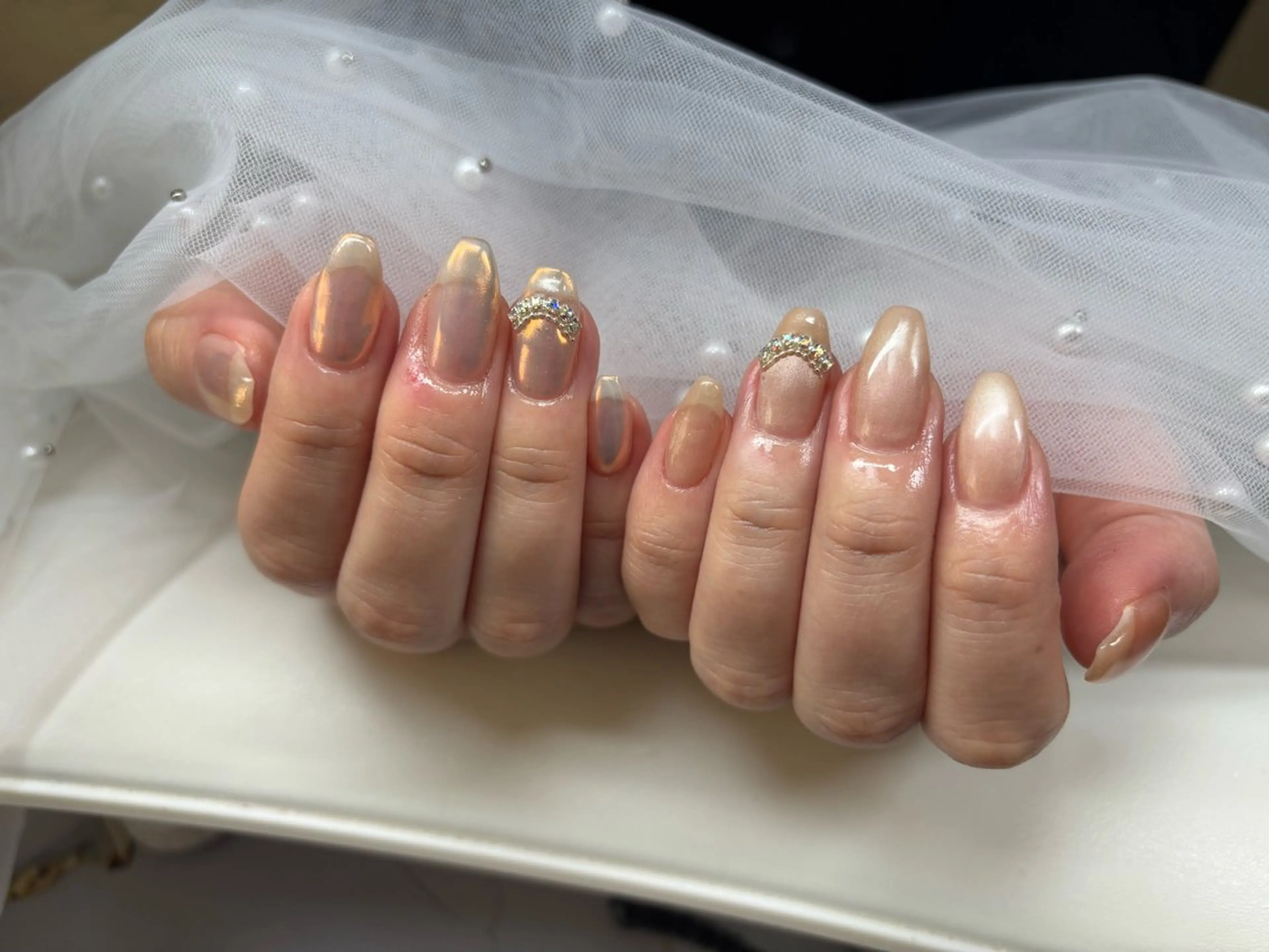 ネイル マグネットネイル ミラーネイル 門真市ネイルサロン♡ KUMI.HANAのネイルデザイン