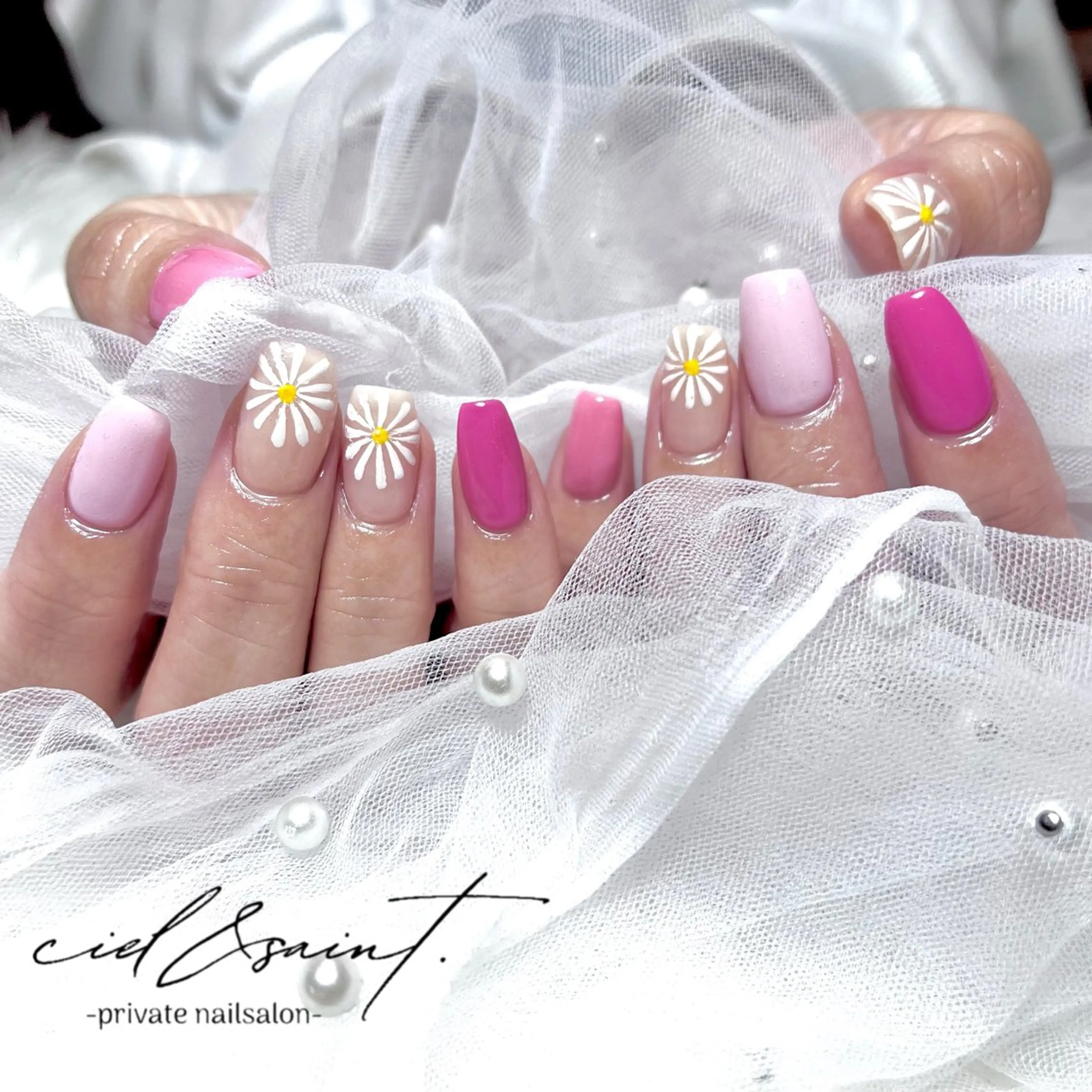 ネイル ハンドネイル nail salon ciel&saintのネイルデザイン