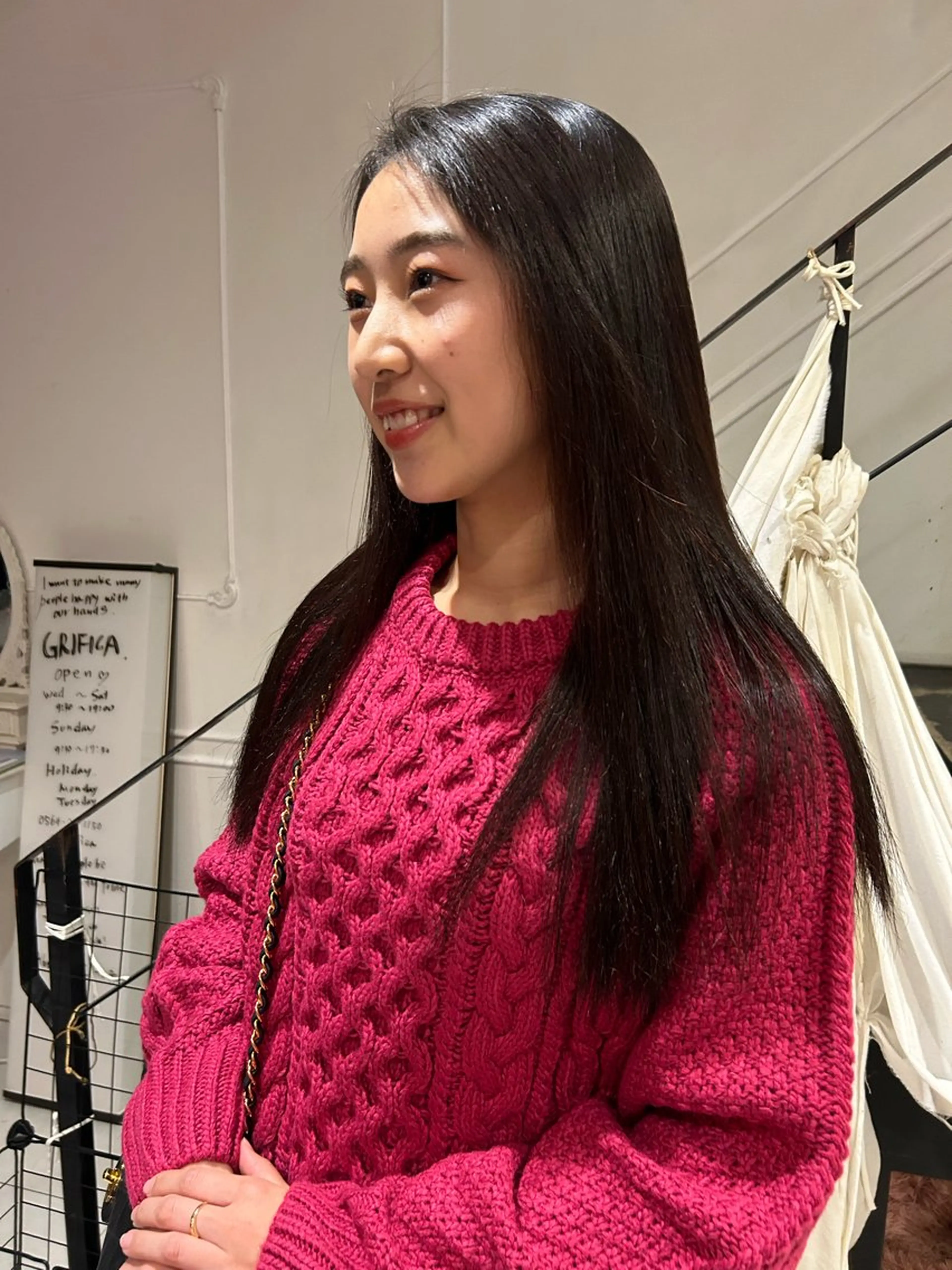 パーマ ストレートパーマ RINKA 岡崎美容室のヘアスタイル