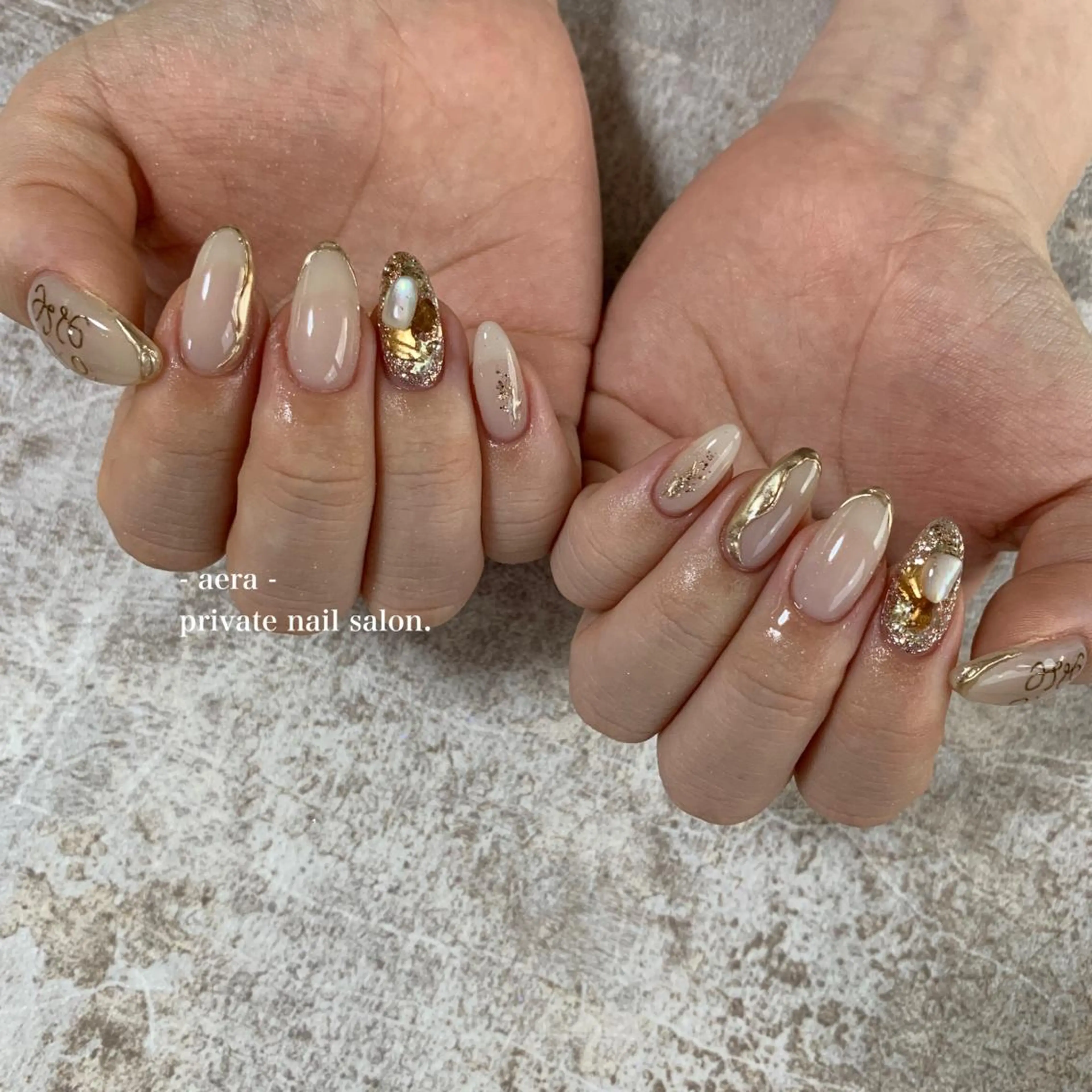 ネイル AERA nail shino🐱⸝꙳のネイルデザイン