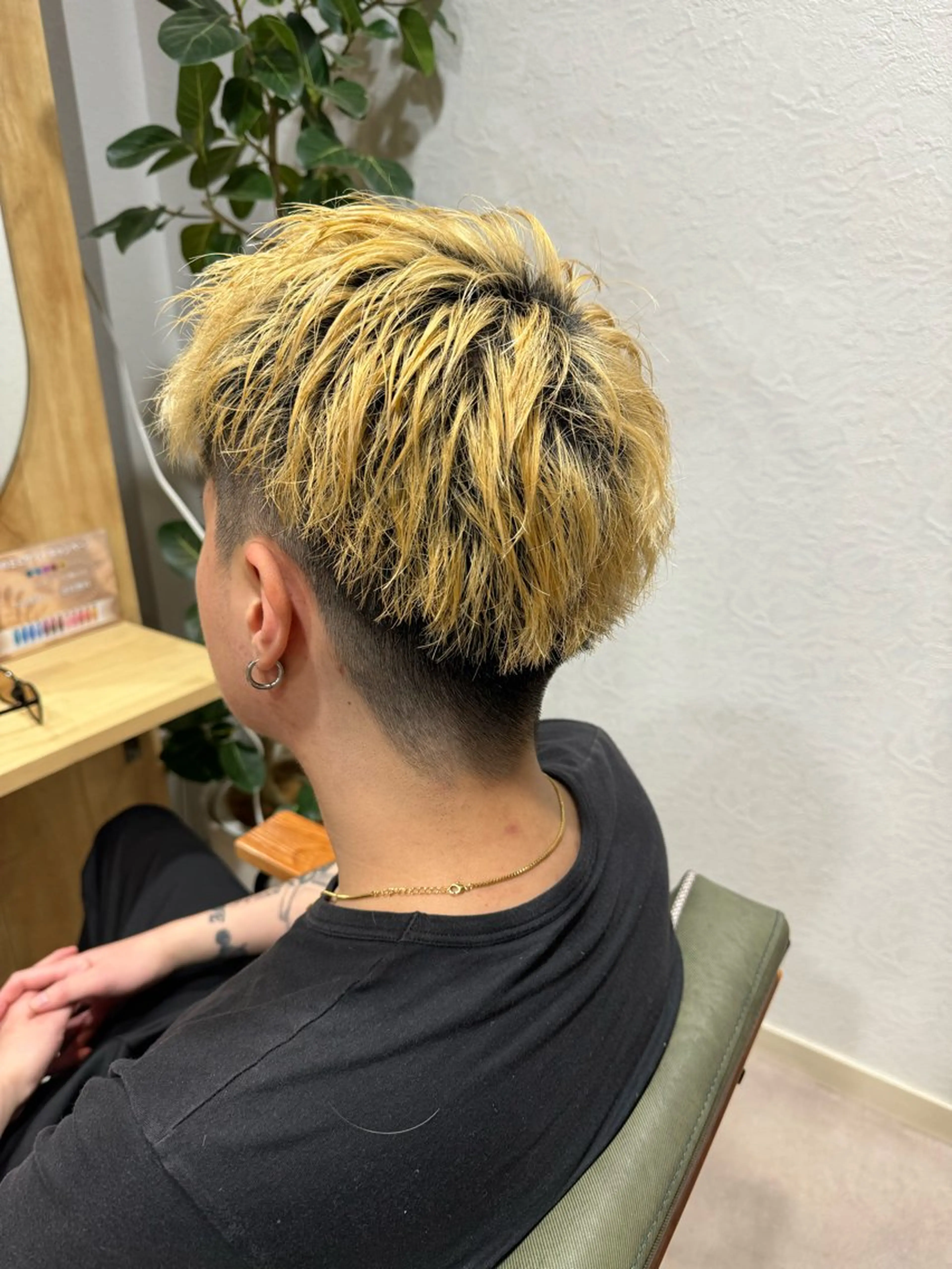 ショート メンズ AYAKA/メンズ パーマ/四条烏丸のヘアスタイル