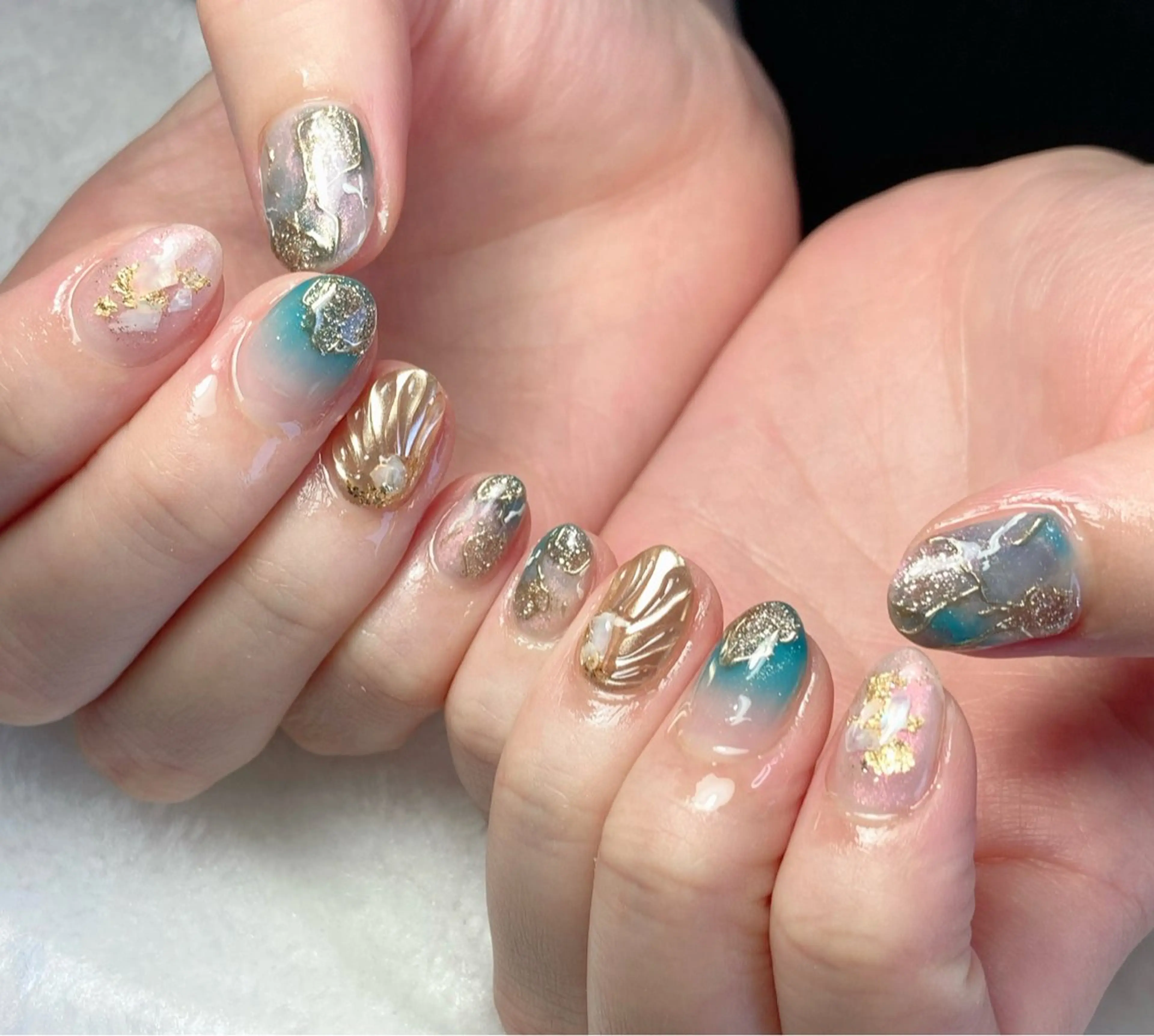 ネイル ハンドネイル 市川駅 ✿中津のネイルデザイン