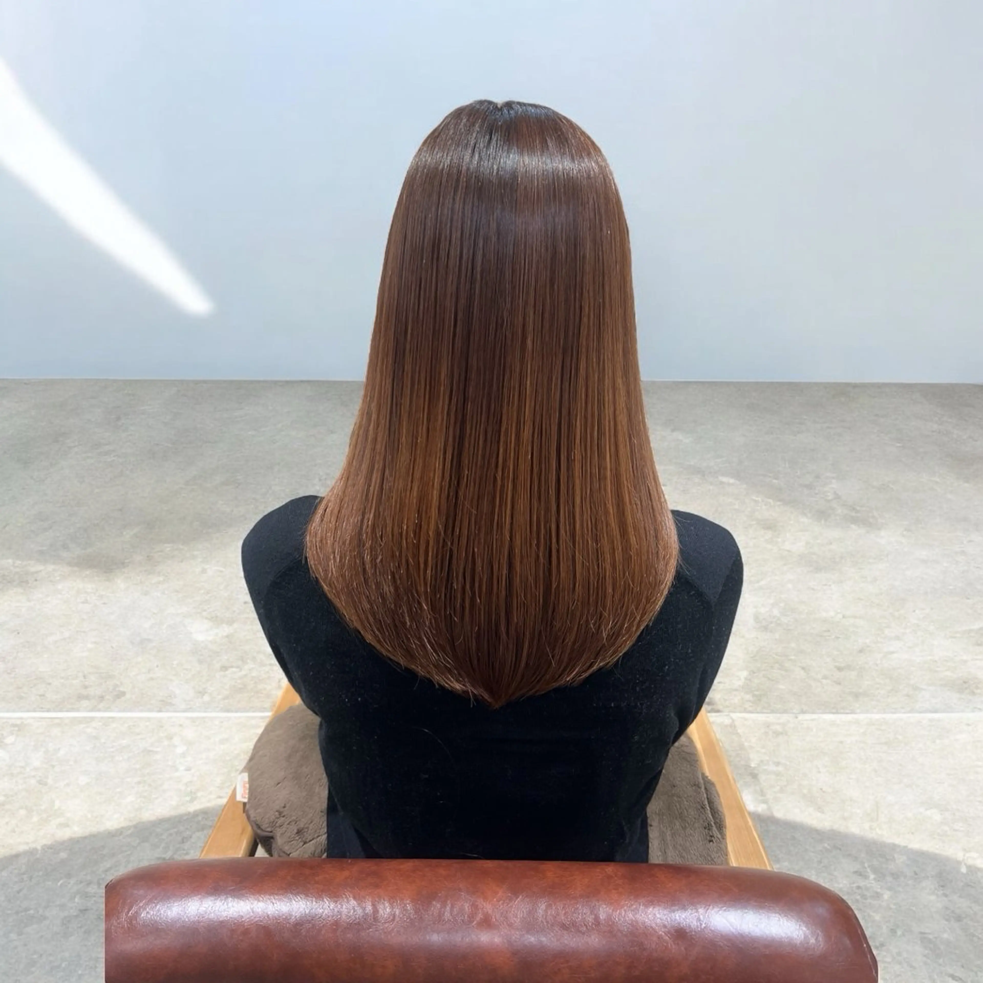 セミロング 髪質改善 トリートメント 酸熱トリートメント 髪質改善メニュー 長井 美佐子のヘアスタイル