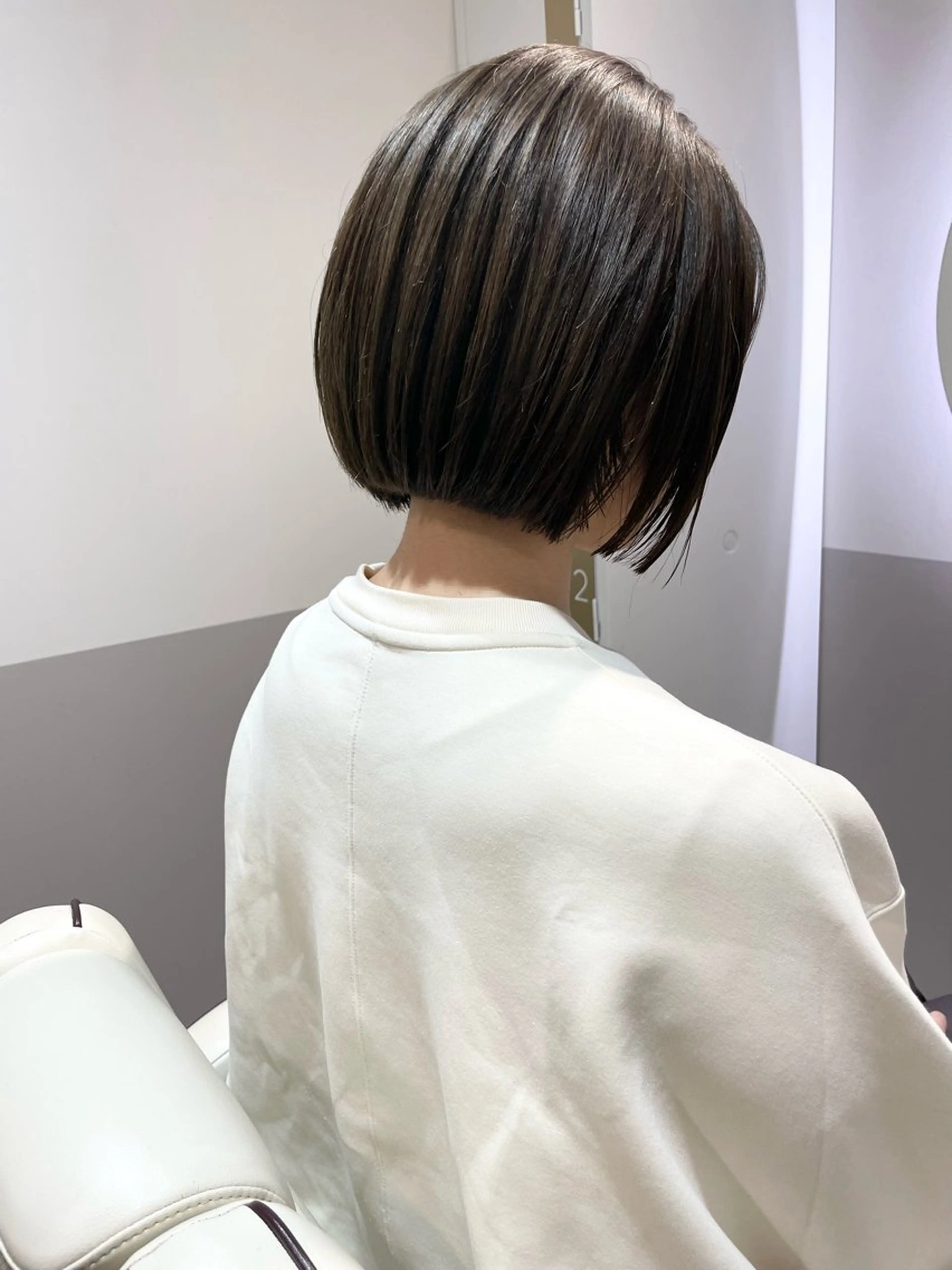ショート カラー ヘアアレンジ カット ヘアカラー トリートメント ボブ/ミニボブ/ 立河今日子のヘアスタイル