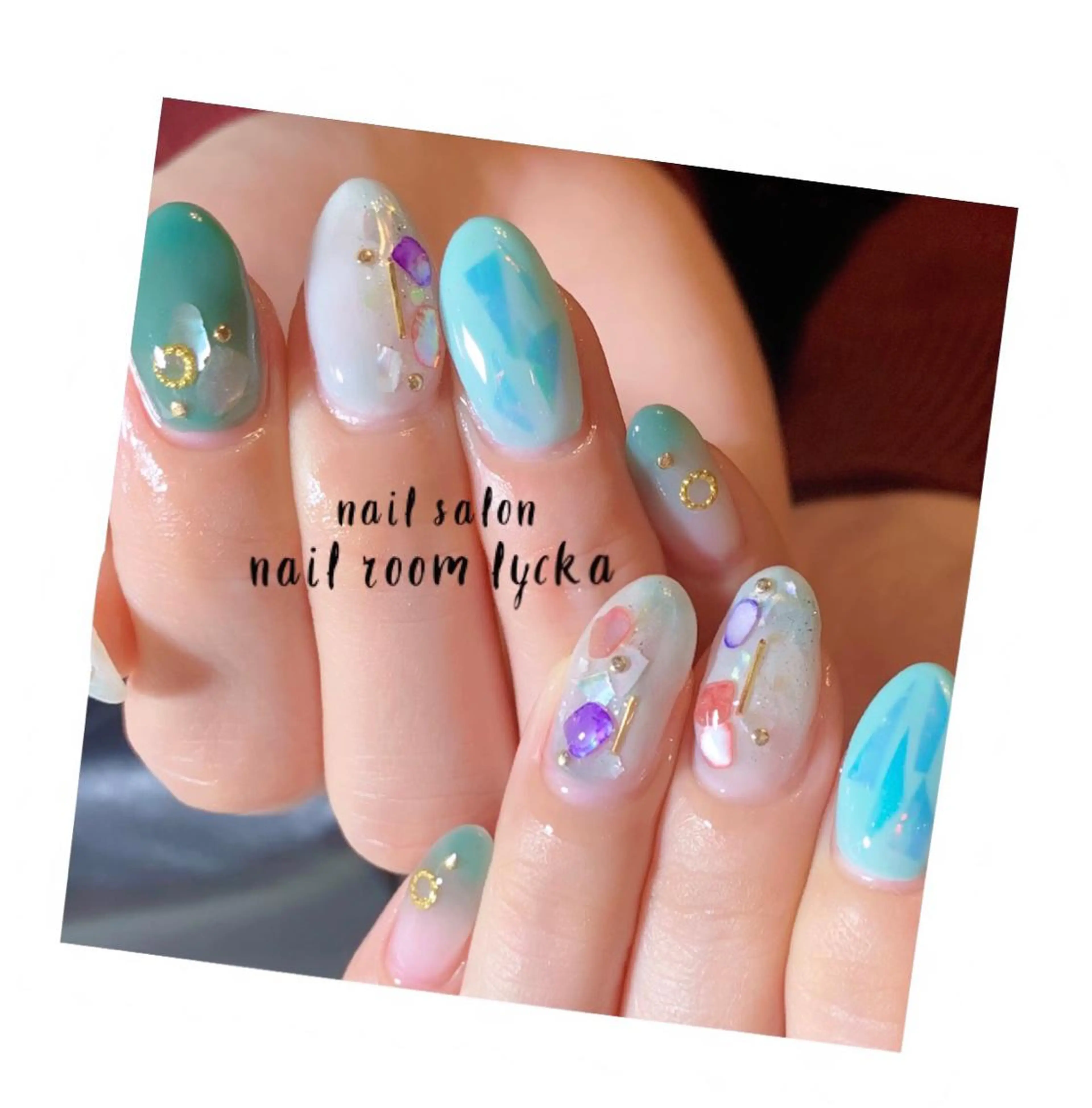 ネイル ﾈｲﾙﾙｰﾑﾘｯｶ 𝐦𝐚𝐲𝐮のネイルデザイン