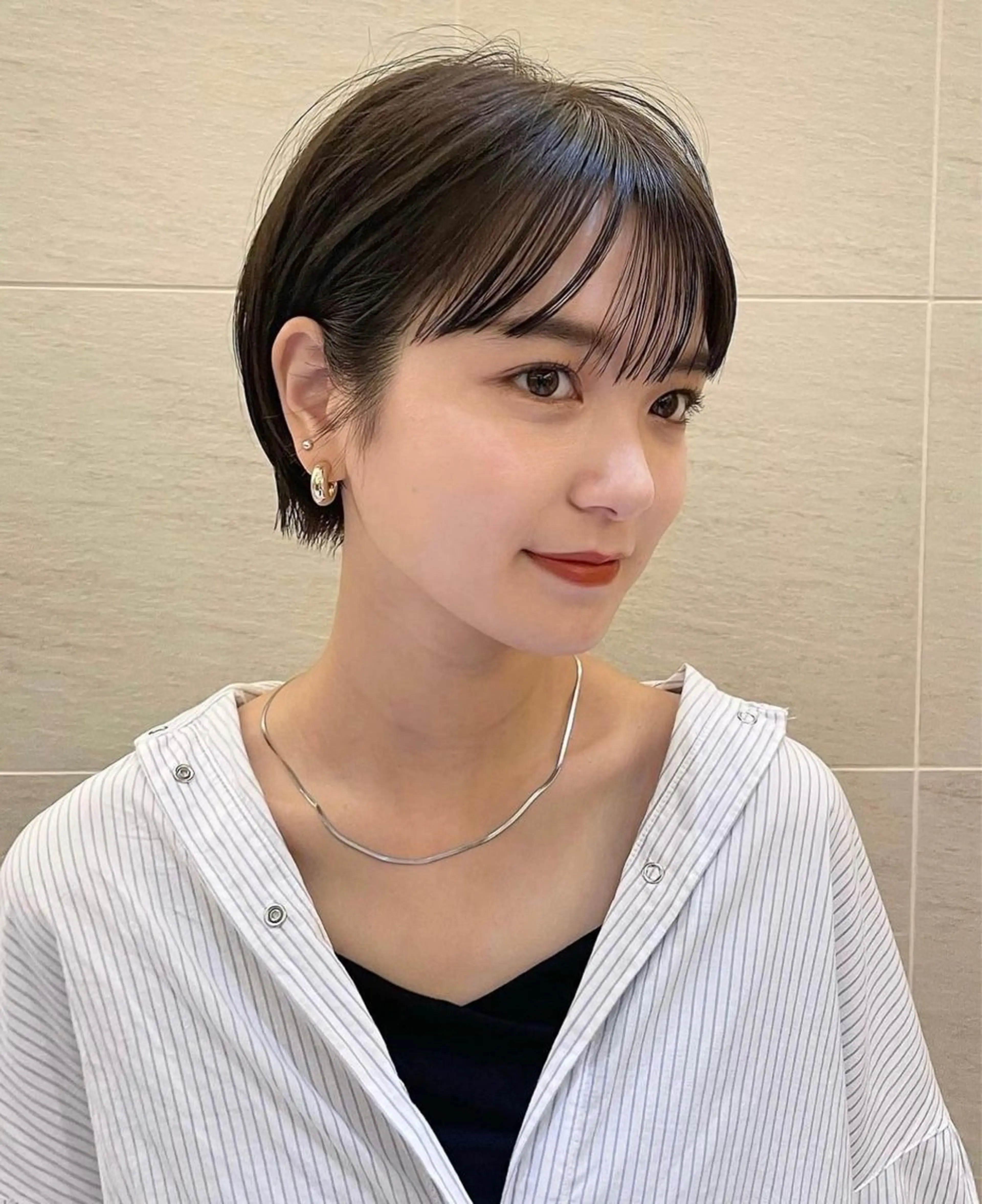ショート カラー ショートヘア 撮影モデル様募集 直樹のヘアスタイル