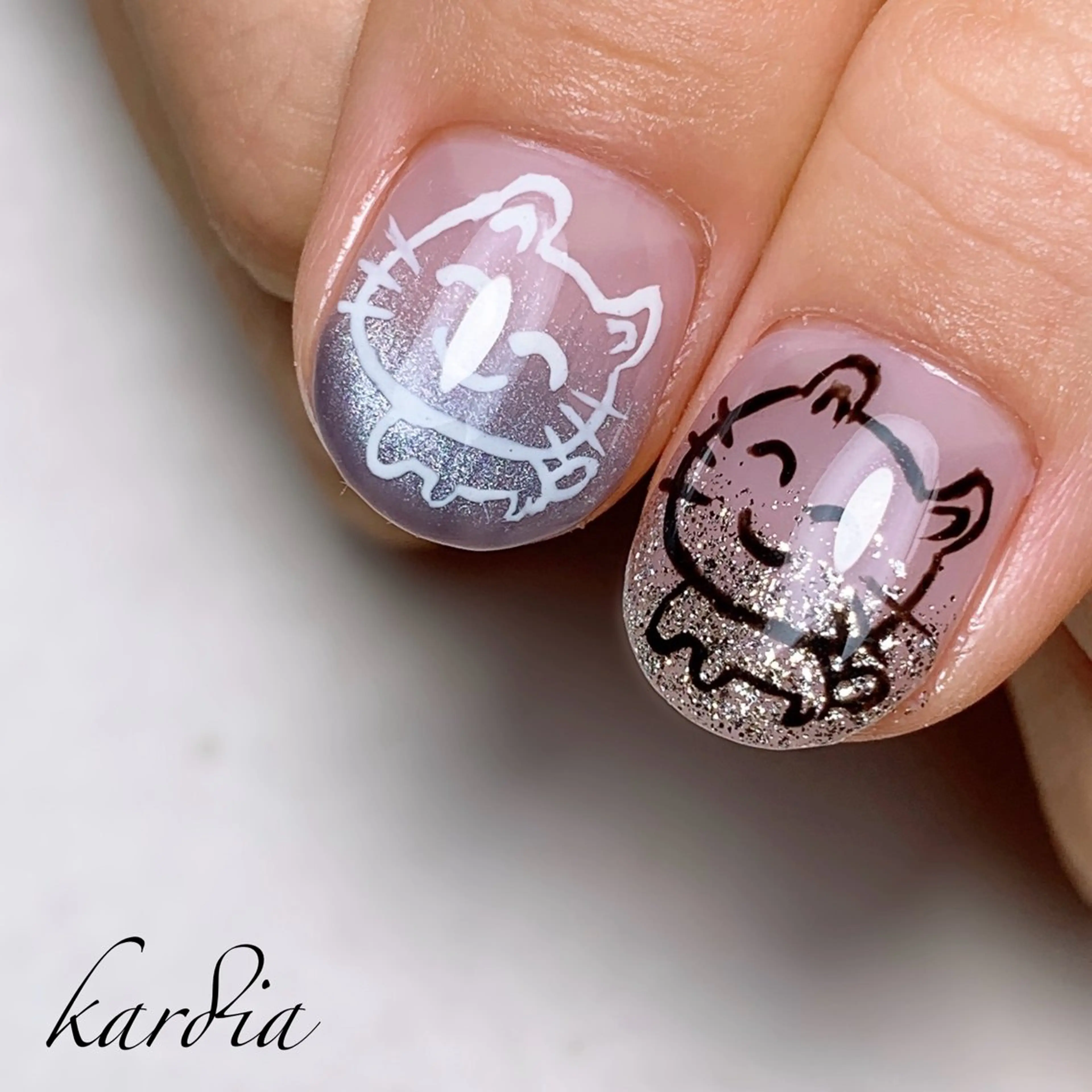 ネイル καρδιά -ｶﾙﾃﾞｨｱ-のネイルデザイン